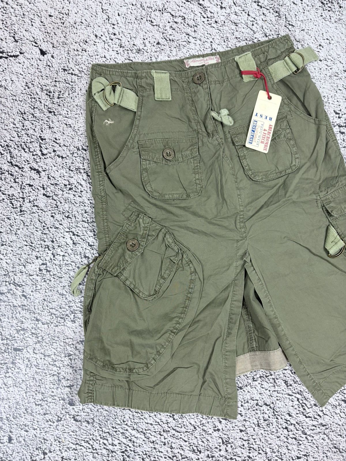 Abercrombie & Fitch Vintage Abercrombie & Fitch Y2K Cargo Gorpcore Midi Skirt M Size 28" / US 6 / IT 42 - 2 Thumbnail