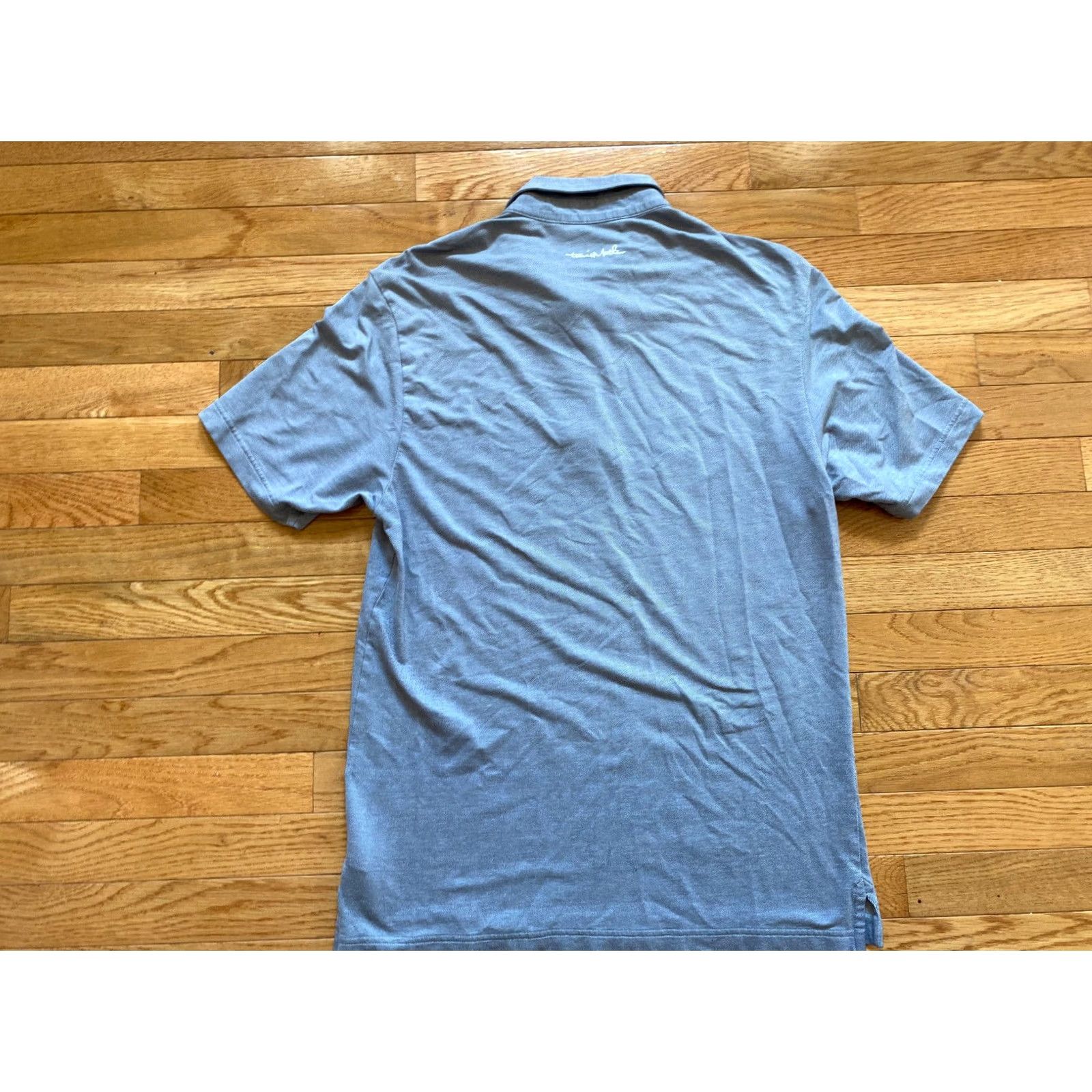 TravisMathew Travis Mathew MEN'S POLO SHIRT Golf Collar Gray Stripe M Size US M / EU 48-50 / 2 - 2 Thumbnail