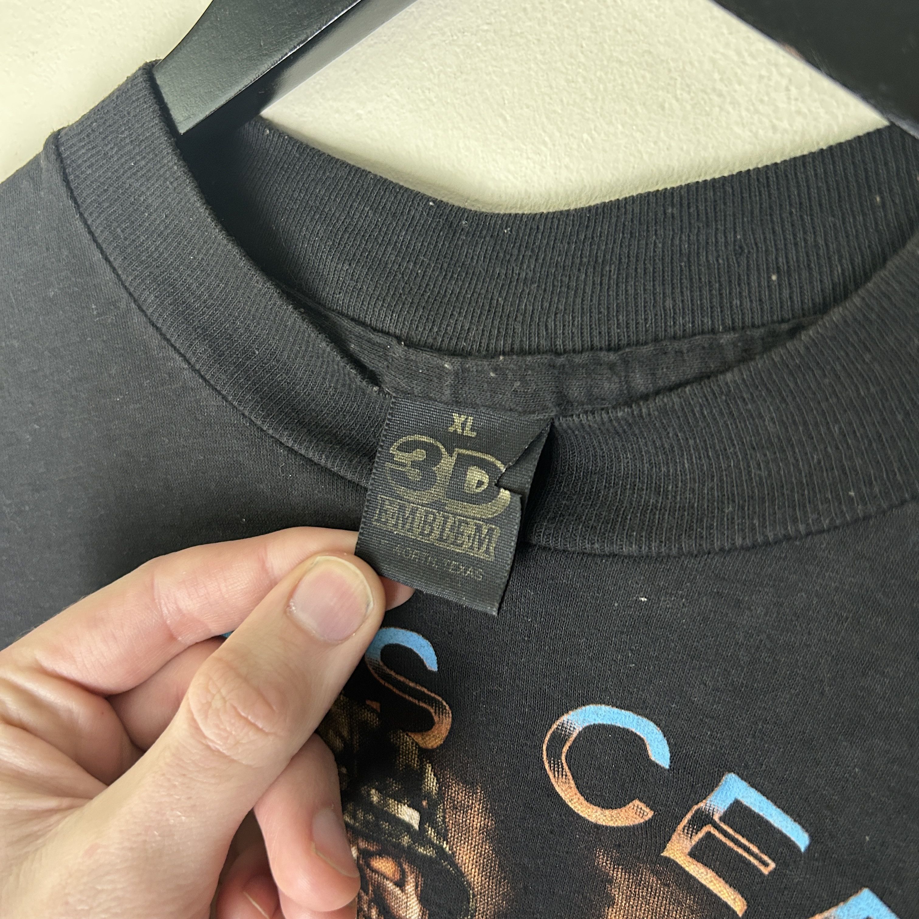 Harley Davidson Death Is Certain 1989 3D Emblem T-shirt Size US XL / EU 56 / 4 - 7 Thumbnail