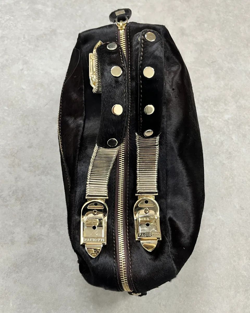 Vintage Cesare Paciotti Brown Pony Hair Handle Bag Size ONE SIZE - 7 Thumbnail
