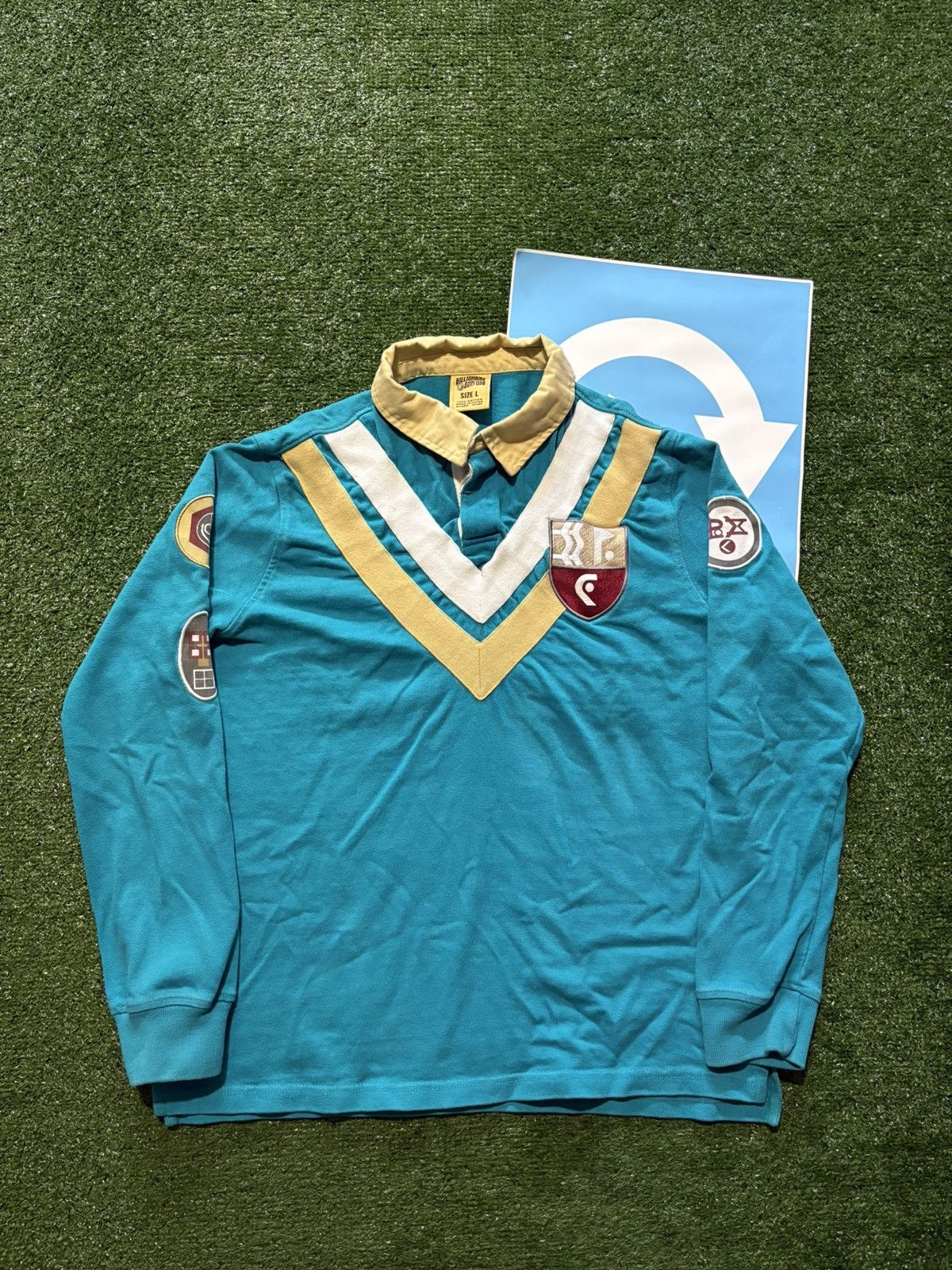 Billionaire Boys Club RARE Y2K BILLIONAIRE BOYS CLUB BBC RUGBY SHIRT Size US L / EU 52-54 / 3 - 1 Thumbnail