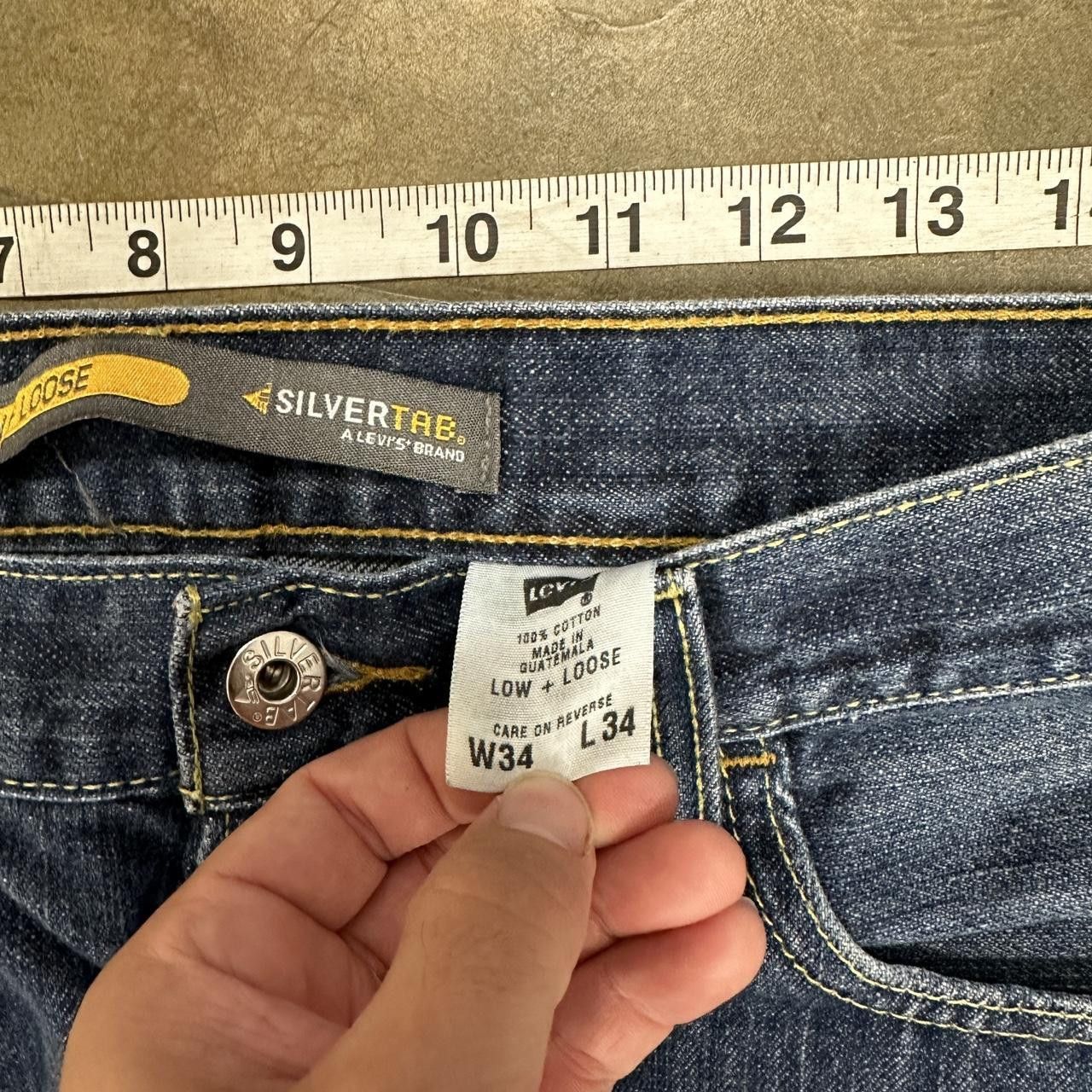 Levi's Y2K Levi’s Silver Tab Faded Blue Jeans 36 x 31 Size US 36 / EU 52 - 7 Thumbnail