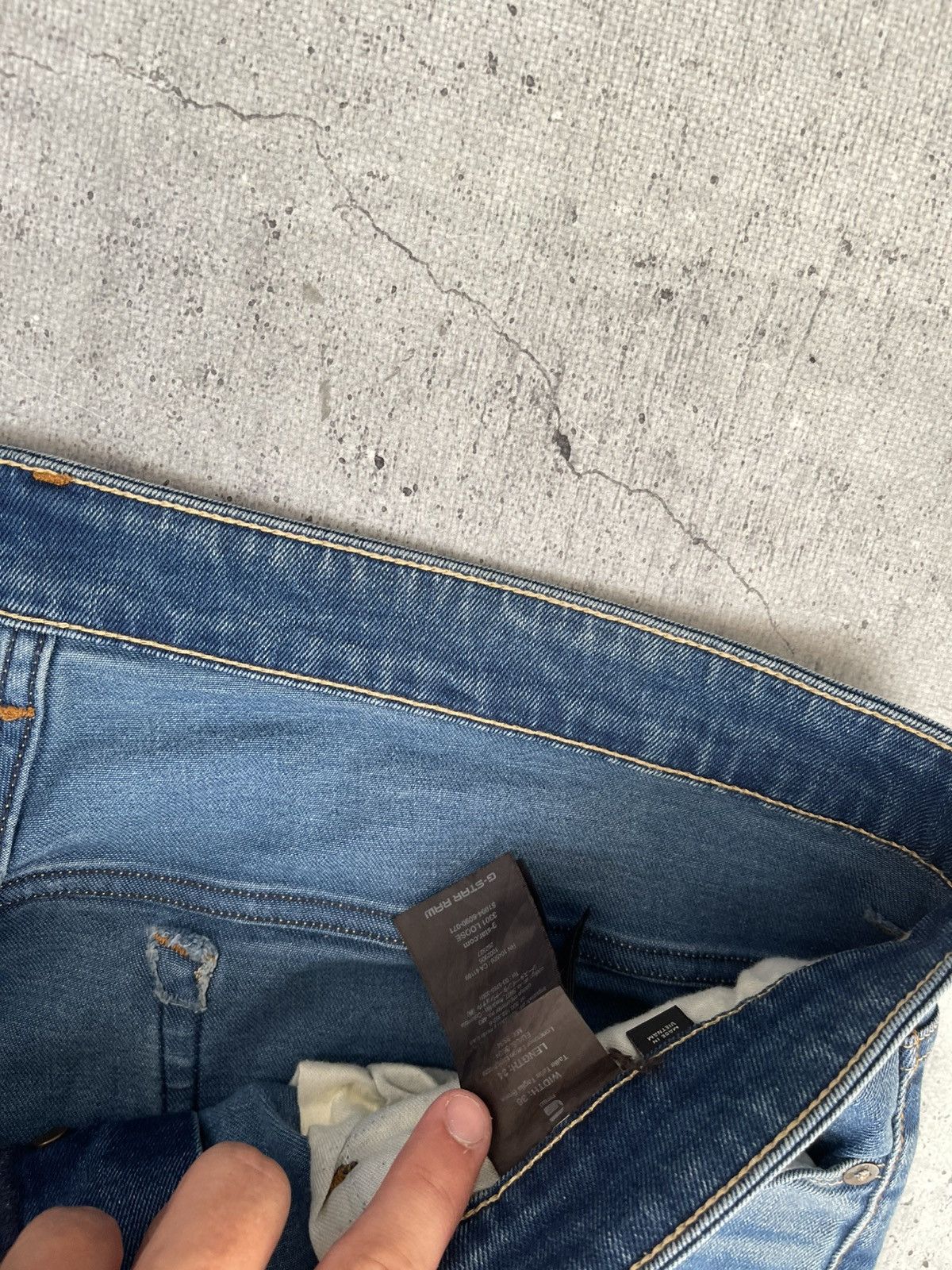 G-Star Y2K G-STAR RAW DENIM STRAIGHT JEANS JAPANEESE Size US 34 / EU 50 - 8 Thumbnail