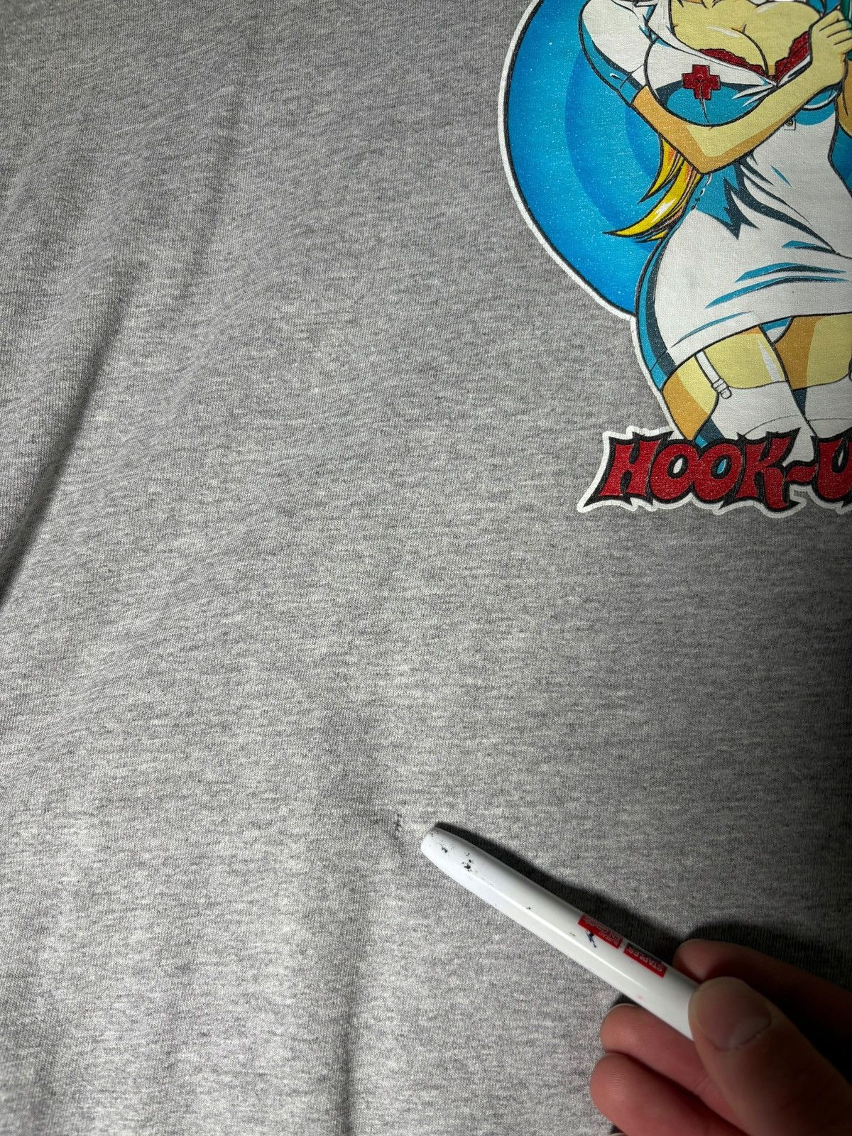 Hook-Ups Vintage Hook Ups Nurse Tshirt Size US XL / EU 56 / 4 - 7 Thumbnail
