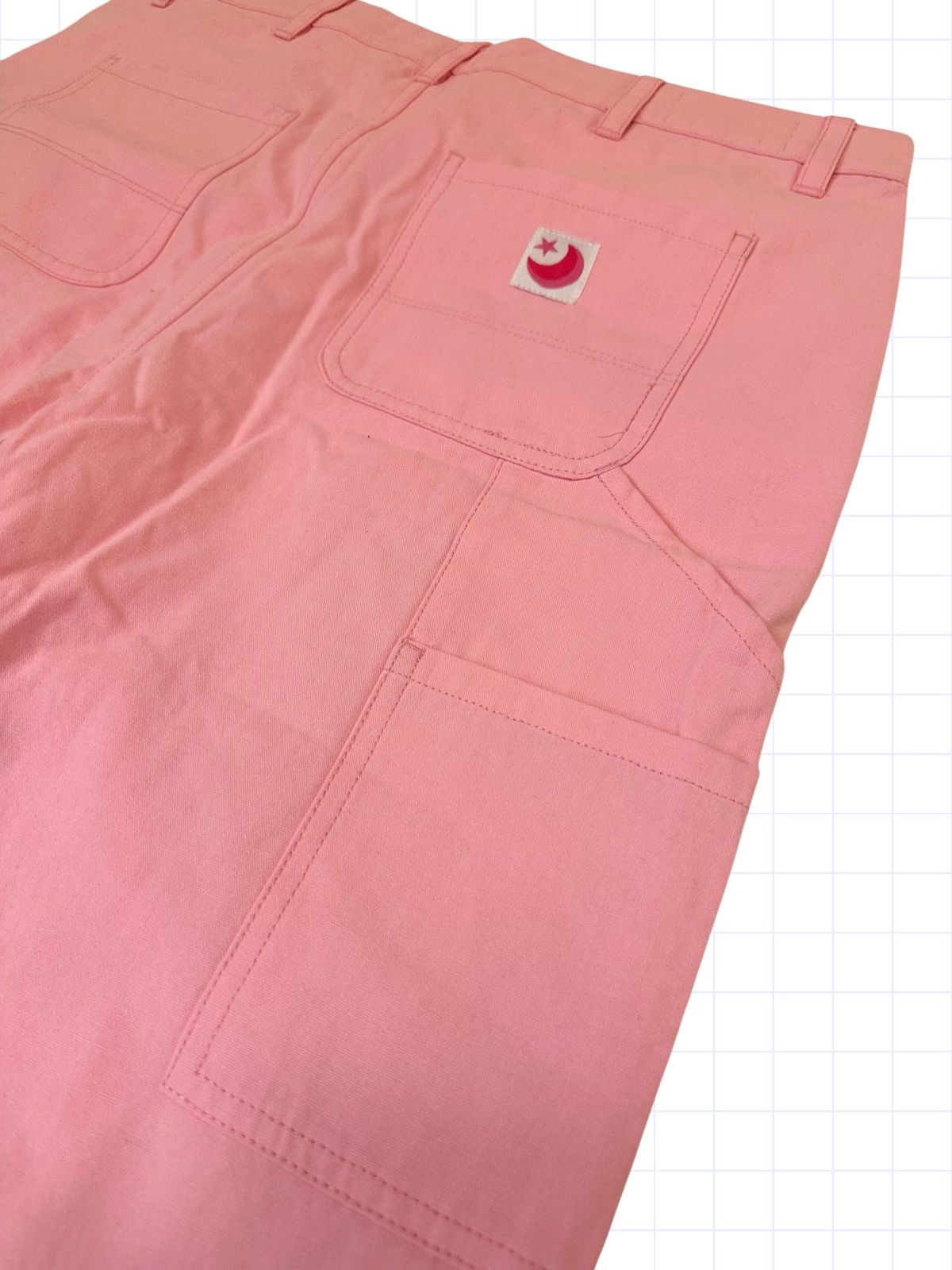 Other Shady Attire Pink Graphic Print Carpenter Jeans 33 Size US 33 - 6 Thumbnail