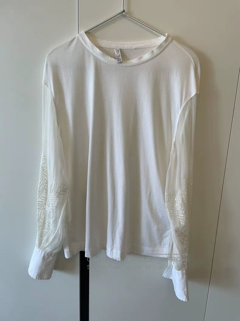 Brunello Cucinelli Brunello Cucinelli Double Layer Diamond Pattern Silk Sequi Size S / US 4 / IT 40 - 2 Thumbnail