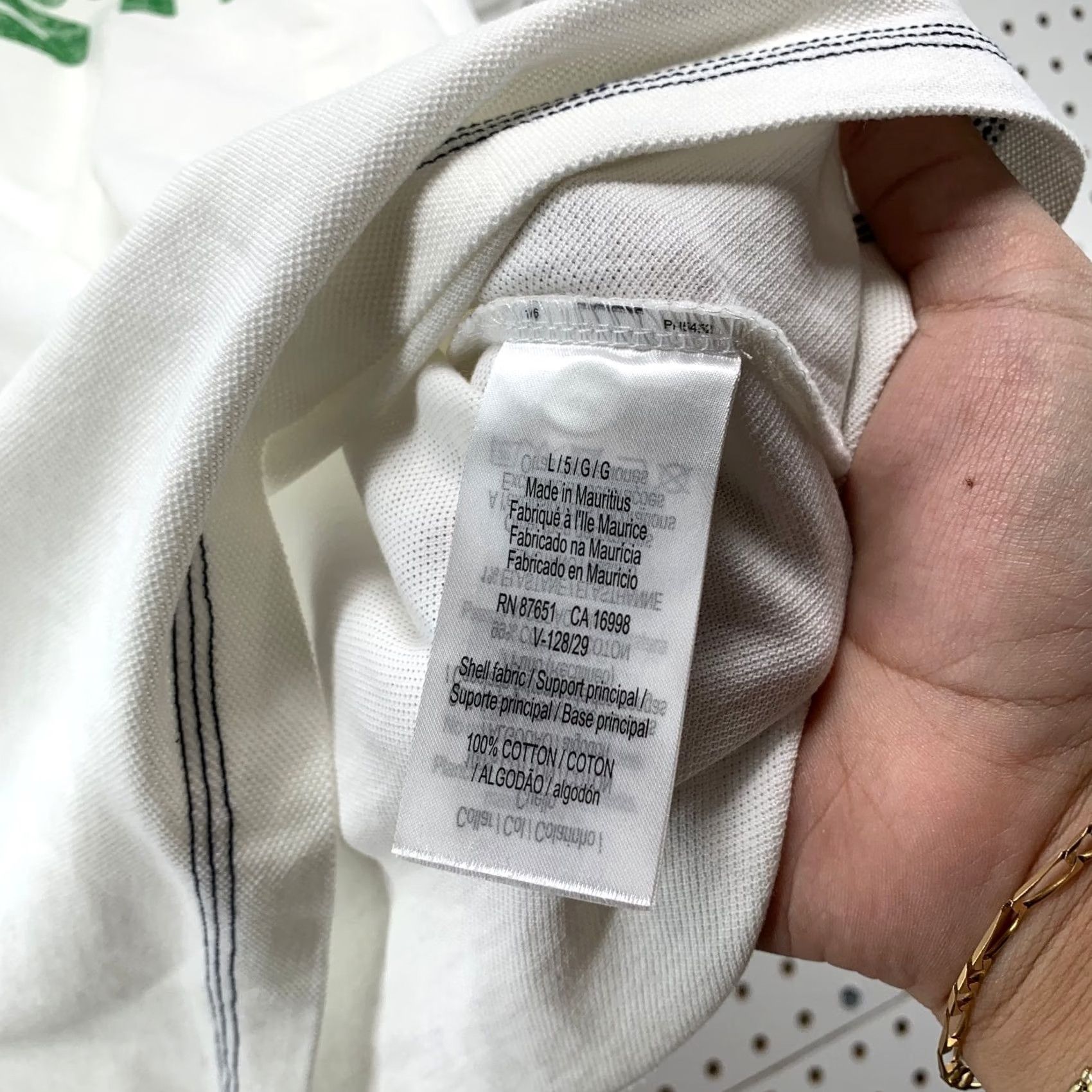 Lacoste Lacoste Polo Shirt Mens White Tennis Preppy Alligator Shirt XS/S Regular Pocket Logo Short Sleeve Button Neck Collared Knit Cotton Size US S / EU 44-46 / 1 - 6 Thumbnail