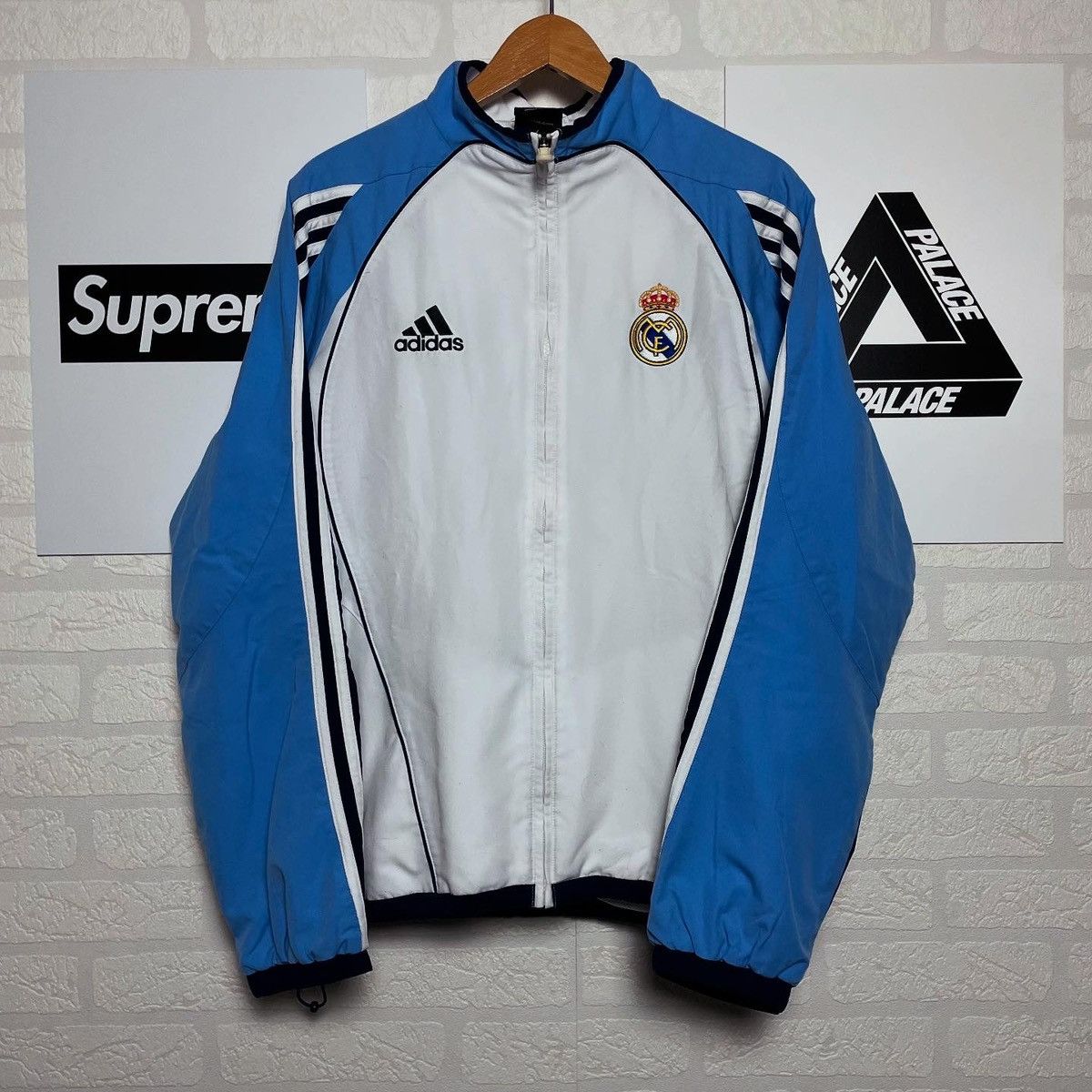 Adidas × Vintage Vintage Adidas Real Madrid Track Jacket Size US S / EU 44-46 / 1 - 1 Thumbnail