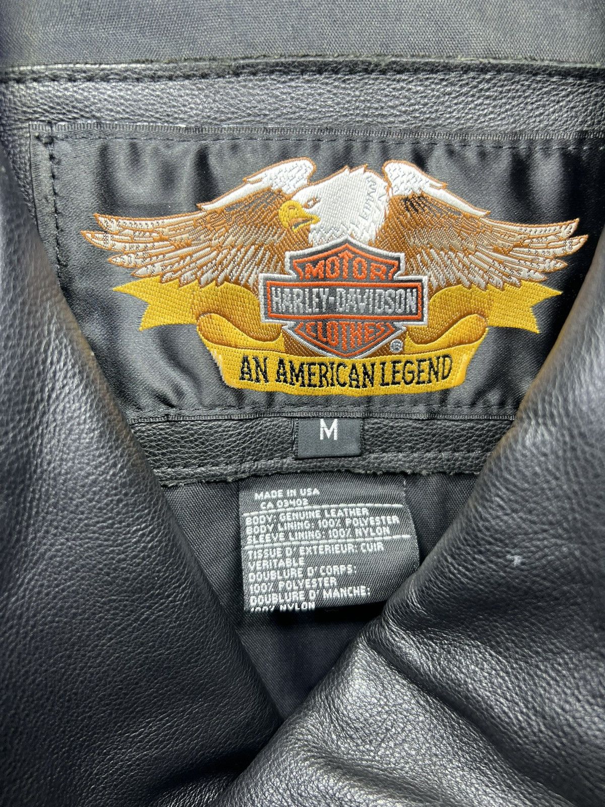 Harley Davidson Vintage Harley Davidson Perfecto Leather Jacket Black Sz Med Size US M / EU 48-50 / 2 - 4 Thumbnail