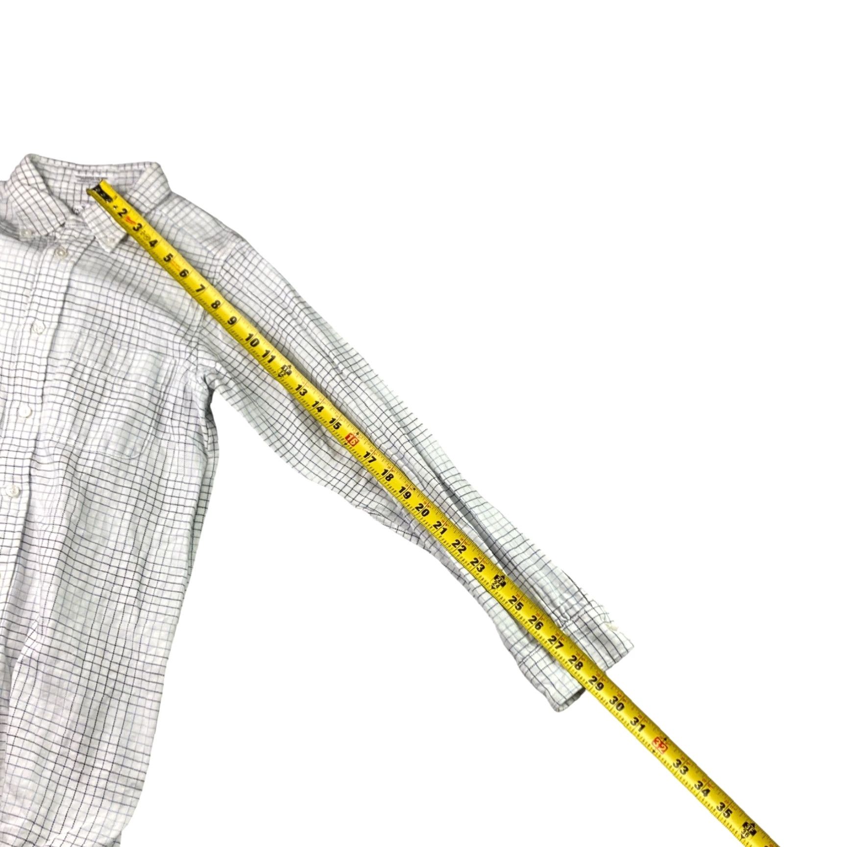 Engineered Garments FWK Engineered Garments Button-Up Shirt Men’s L/S White/Blue Check Size 1 Regular Cotton Size US XS / EU 42 / 0 - 7 Thumbnail