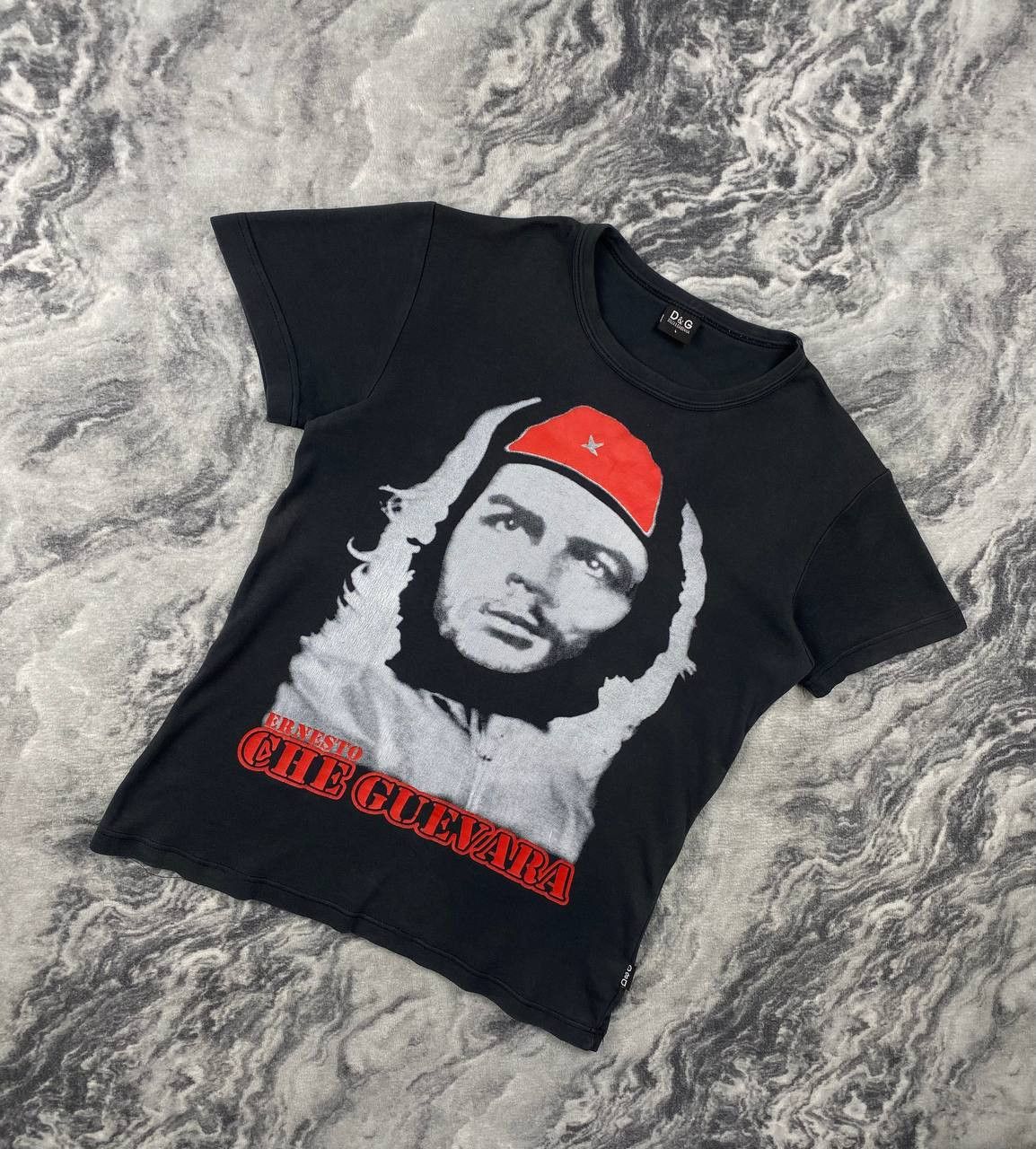 Dolce & Gabbana Dolce & Gabbana Che Guevara Big Logo Men Size L Black Size US L / EU 52-54 / 3 - 1 Thumbnail