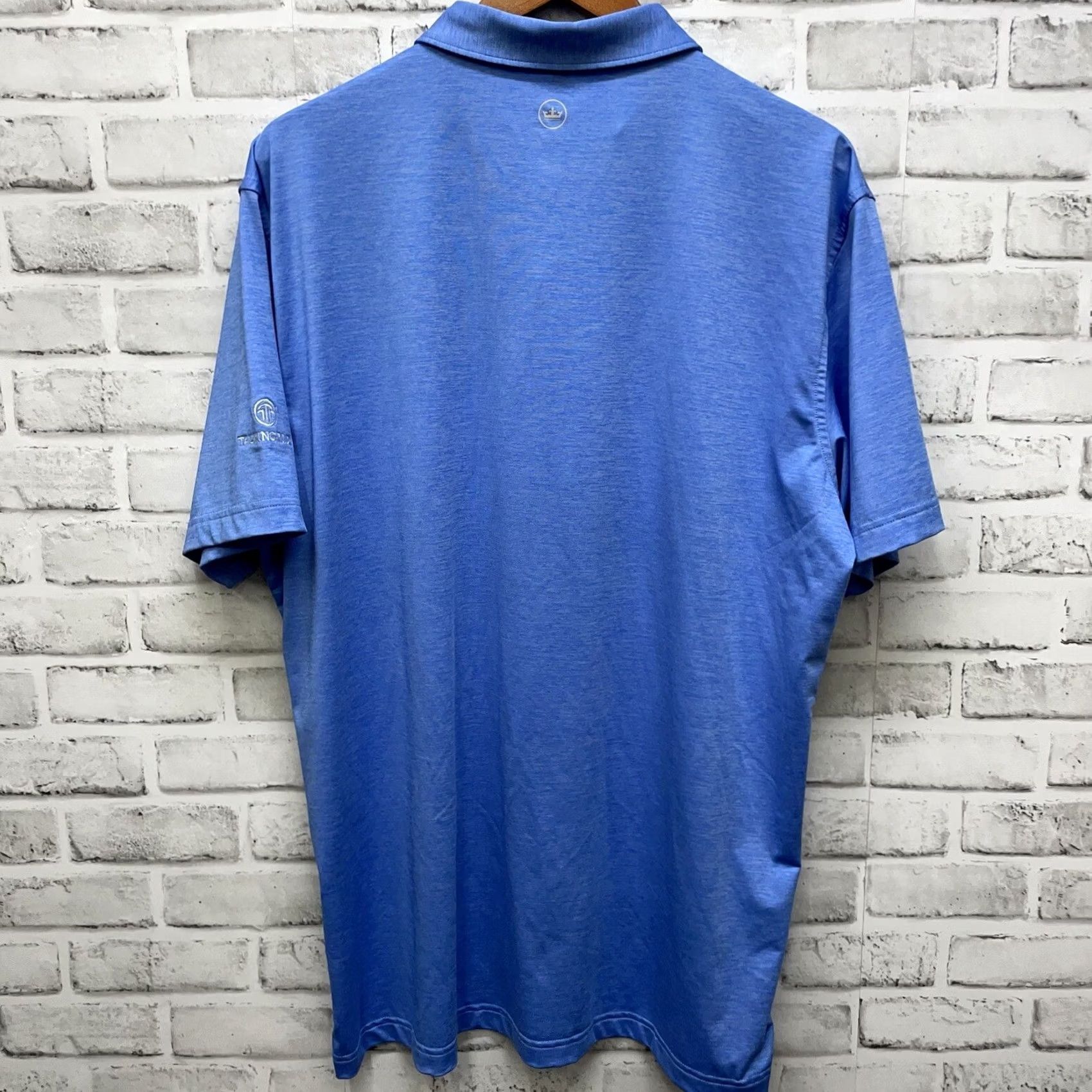 Peter Millar Peter Millar Polo Shirt Mens XL Blue Athletic Stretchy Talking Rock Polo Shirt Mens XL Blue Athletic Stretchy Rock Theme Size US XL / EU 56 / 4 - 5 Thumbnail