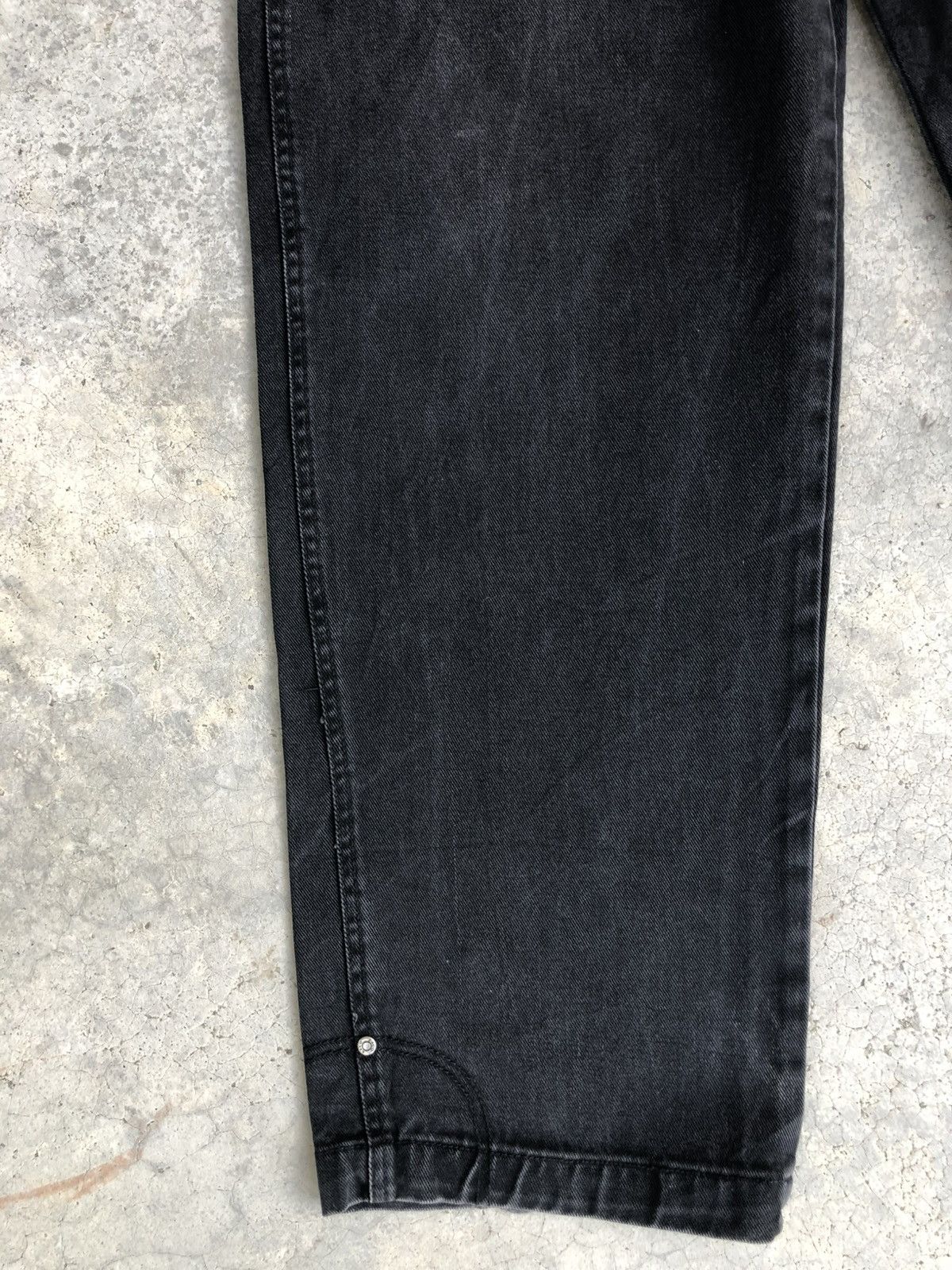 Japanese Brand Japanese Exco Baggy Jeans Embroidered Carpenter Distressed Size US 34 / EU 50 - 6 Thumbnail