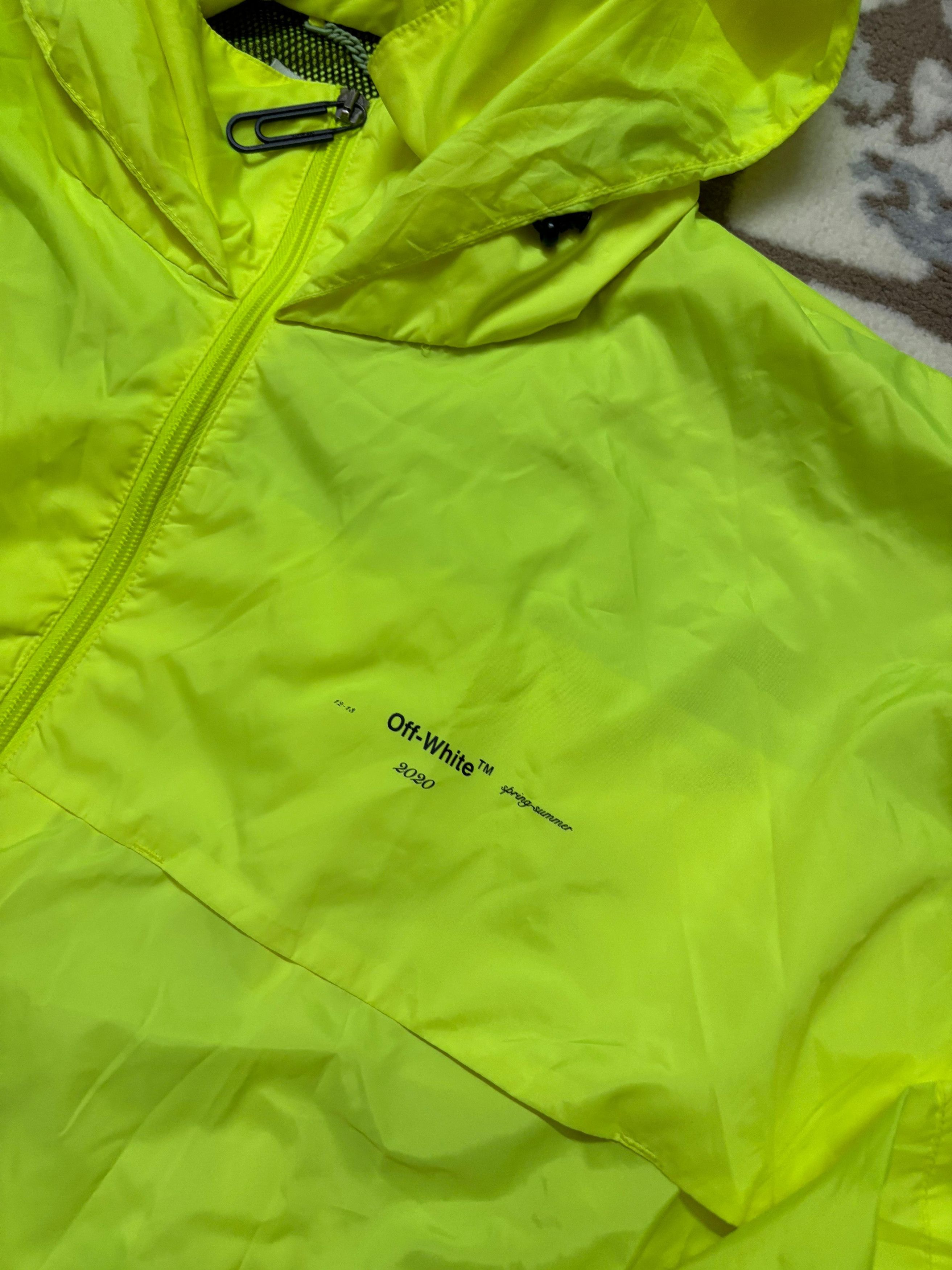 Off-White Off-White Windbreaker 'Neon Yellow' Size US XXL / EU 58 / 5 - 3 Thumbnail
