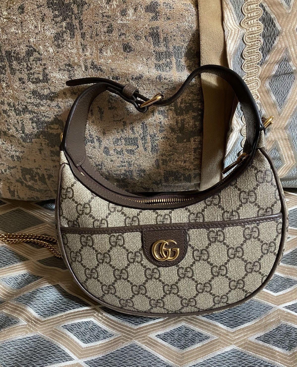 Gucci Gucci mini sac porté épaule Ophidia GG Size ONE SIZE - 3 Thumbnail