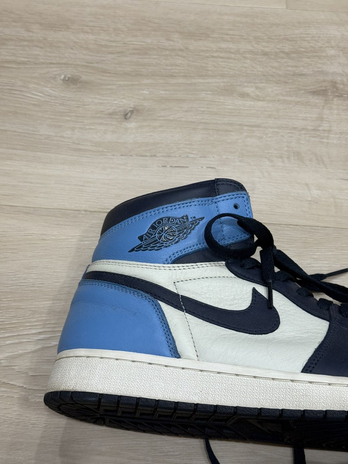 Jordan Brand Air Jordan 1 High Obsidian Size US 12 / EU 45 - 4 Thumbnail