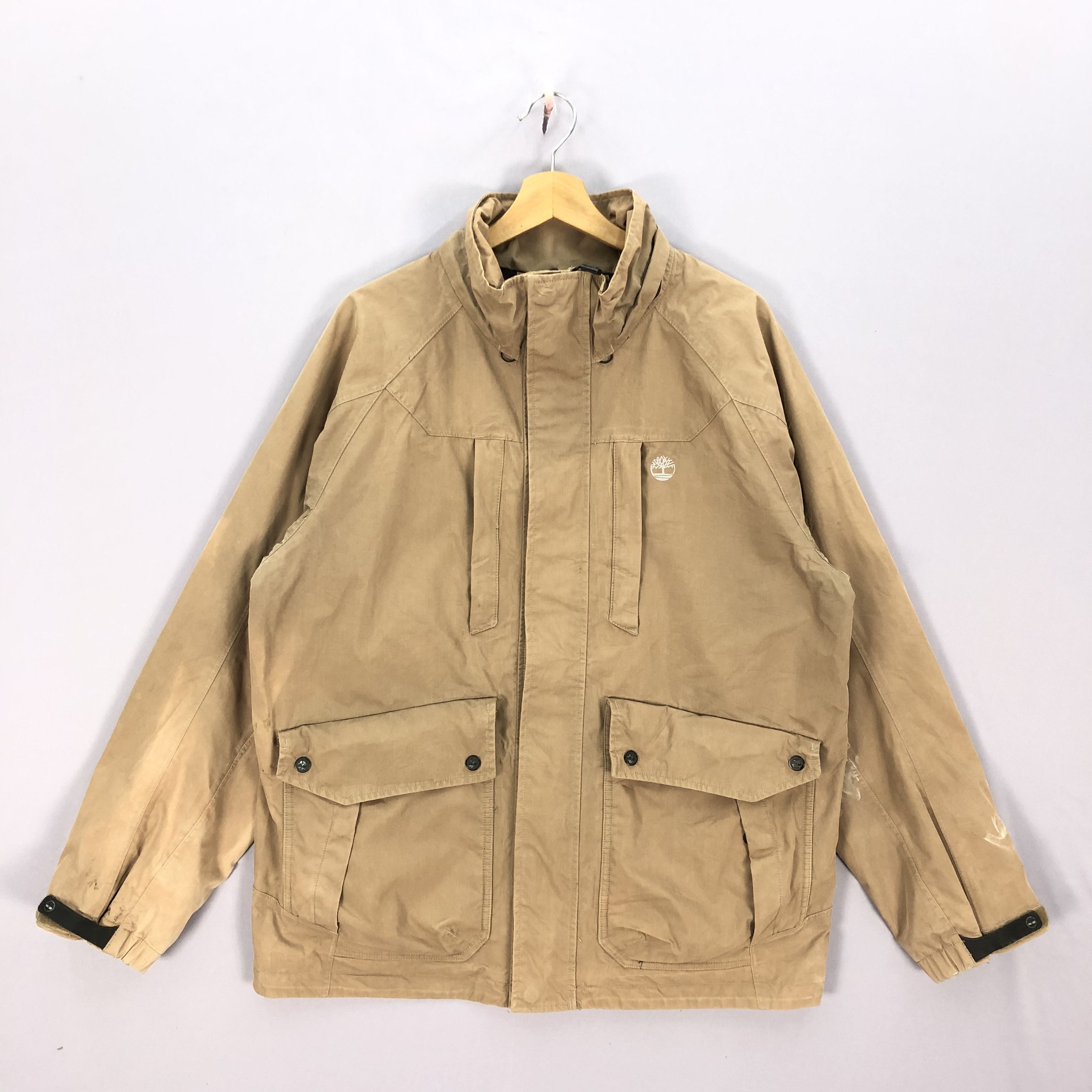Timberland Vintage Timberland Zipper Windbreaker Jacket Size US L / EU 52-54 / 3 - 1 Thumbnail