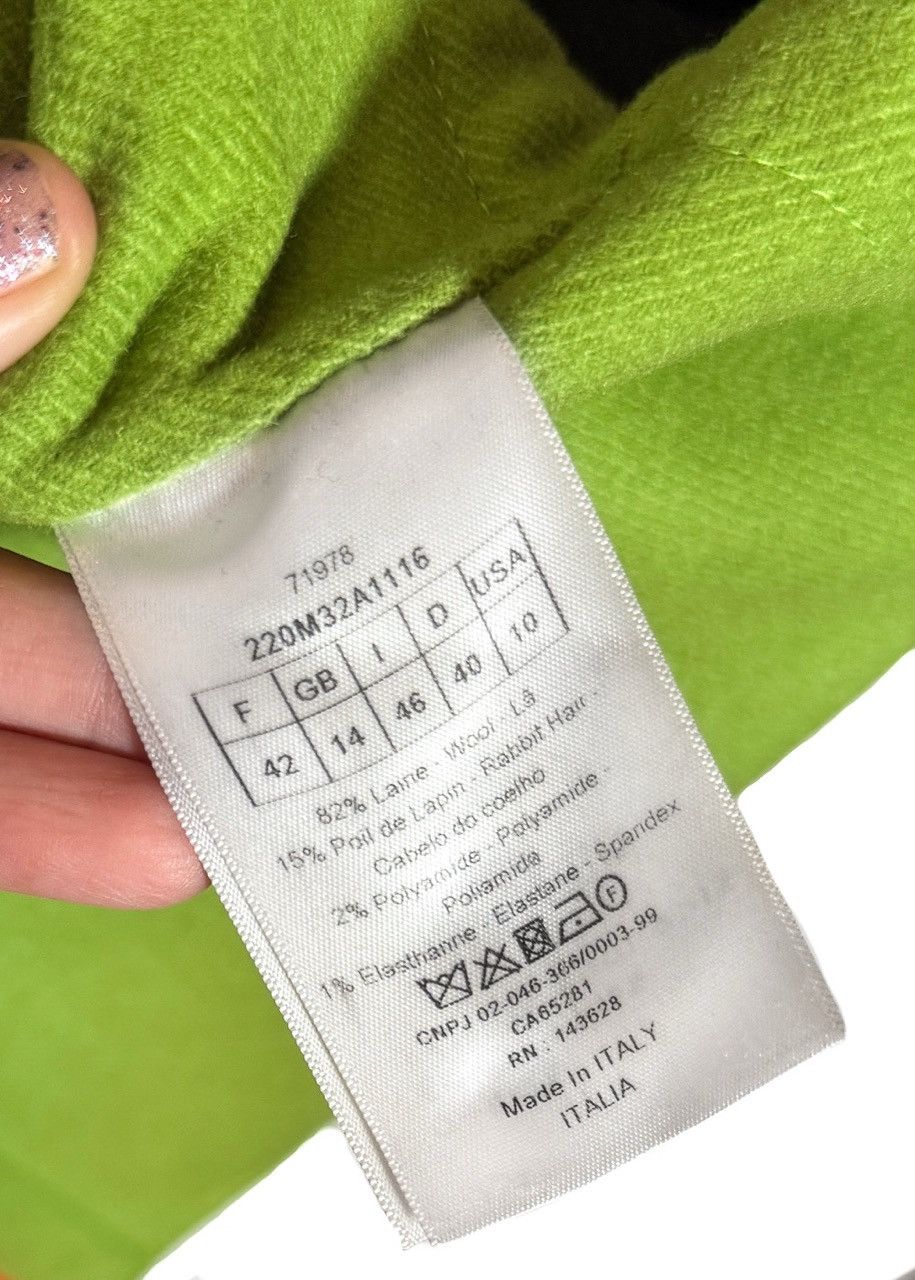 Dior Christian Dior SS22 Runway Blk Orange Green Colourblock Coat Size M / US 6-8 / IT 42-44 - 8 Thumbnail
