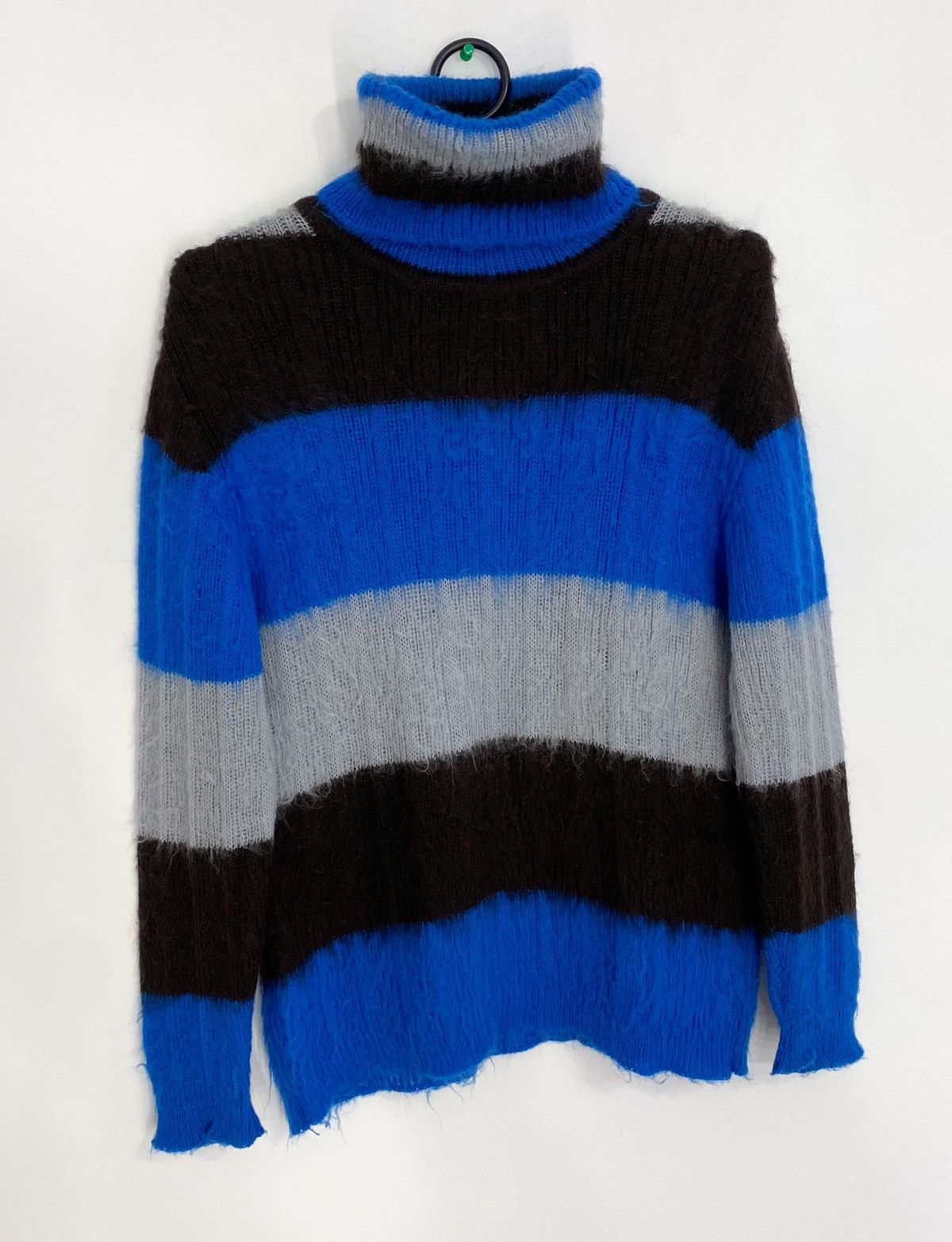 Japanese Brand Vintage 90s Japanese Mohair Unisex Hand Knit Sweater Size US S / EU 44-46 / 1 - 2 Thumbnail