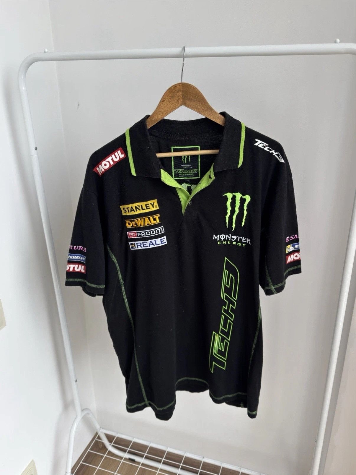 Gentle Monster Monster Energy Vintage Racing Polo Shirt Black Mens Size Xl Size US XL / EU 56 / 4 - 1 Thumbnail