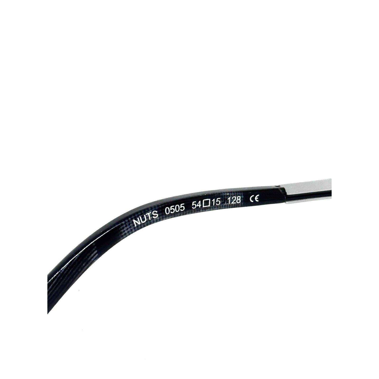 J.F. REY BOZ NUTS 0505 BLACK EYEGLASSES FRAME RX 54-15 FRANCE Size ONE SIZE - 11 Thumbnail