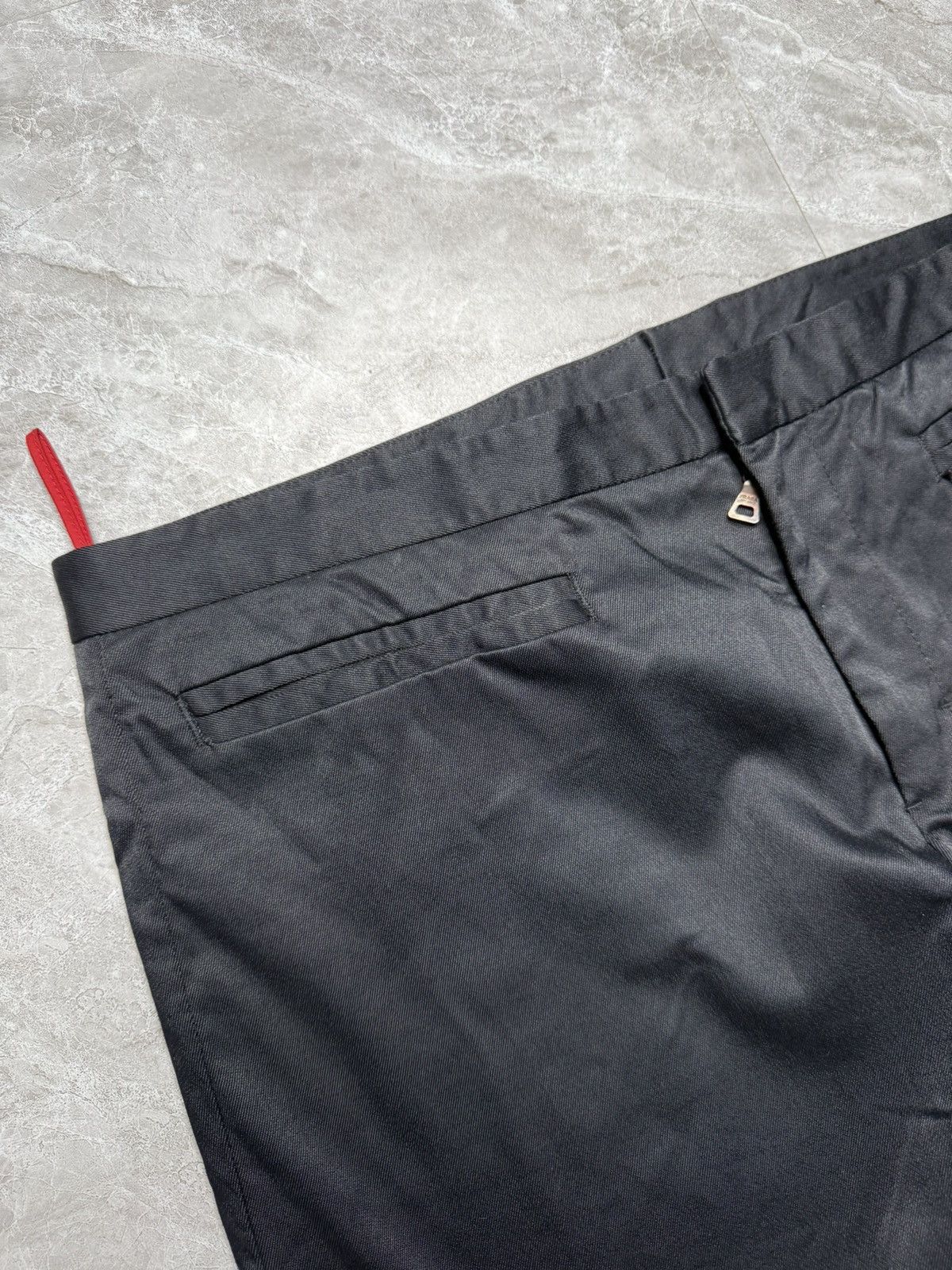 Prada Archive Prada Sport Flared Nylon/Cotton Blend Elastic Pants Size US 34 / EU 50 - 3 Thumbnail