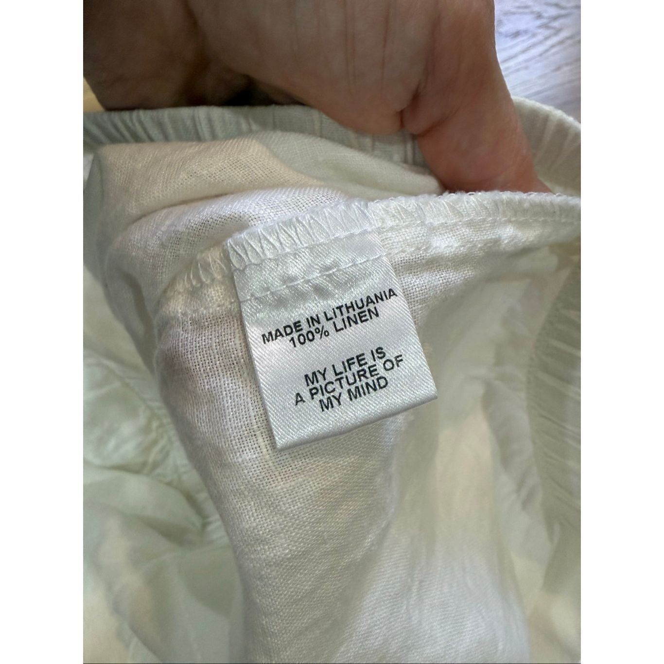 FLAX Flax linen white relax fit pants size M Size 30" / US 8 / IT 44 - 5 Thumbnail