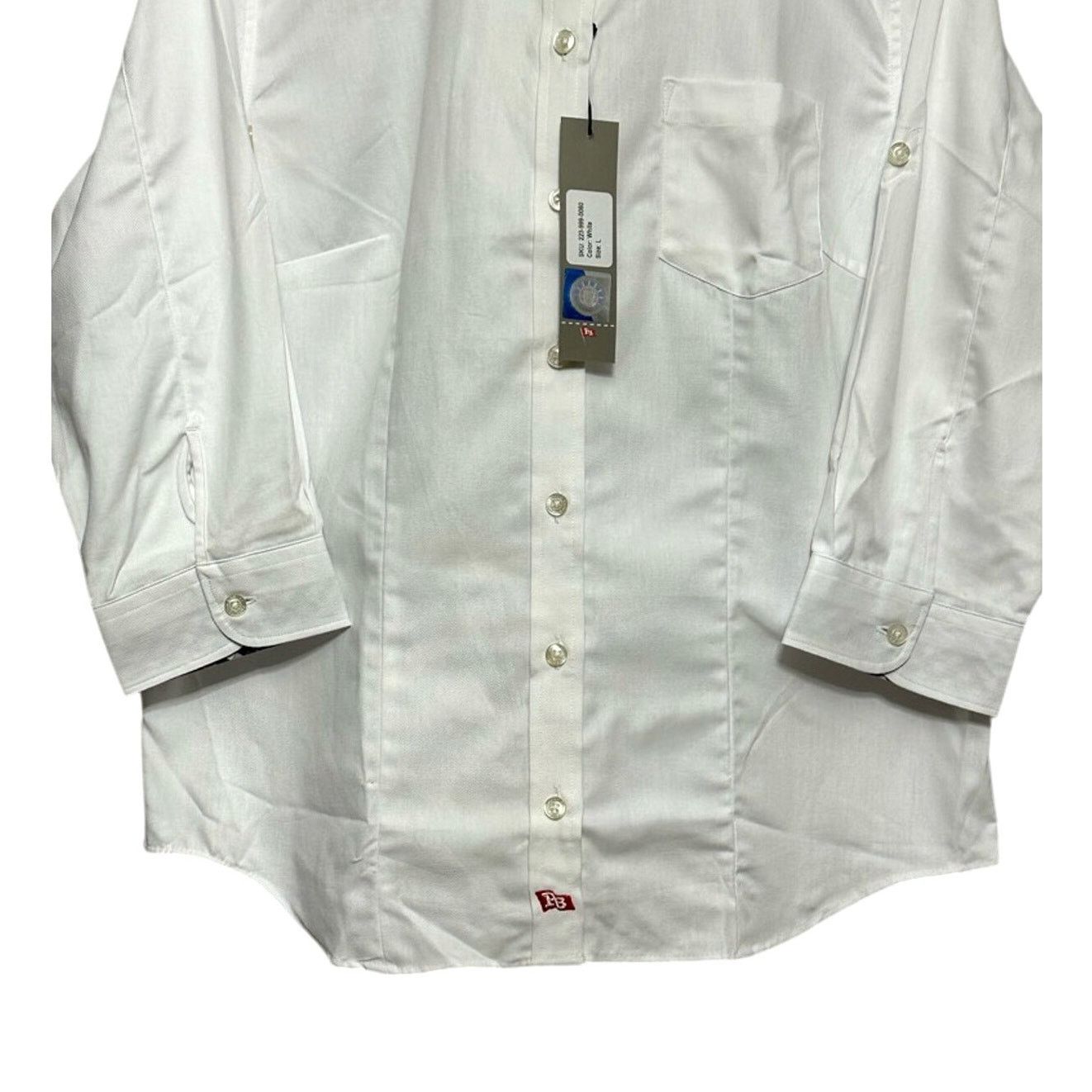 Other Pennington & Bailes Button Up Shirt Cotton White Men's L NWT Size US L / EU 52-54 / 3 - 3 Thumbnail