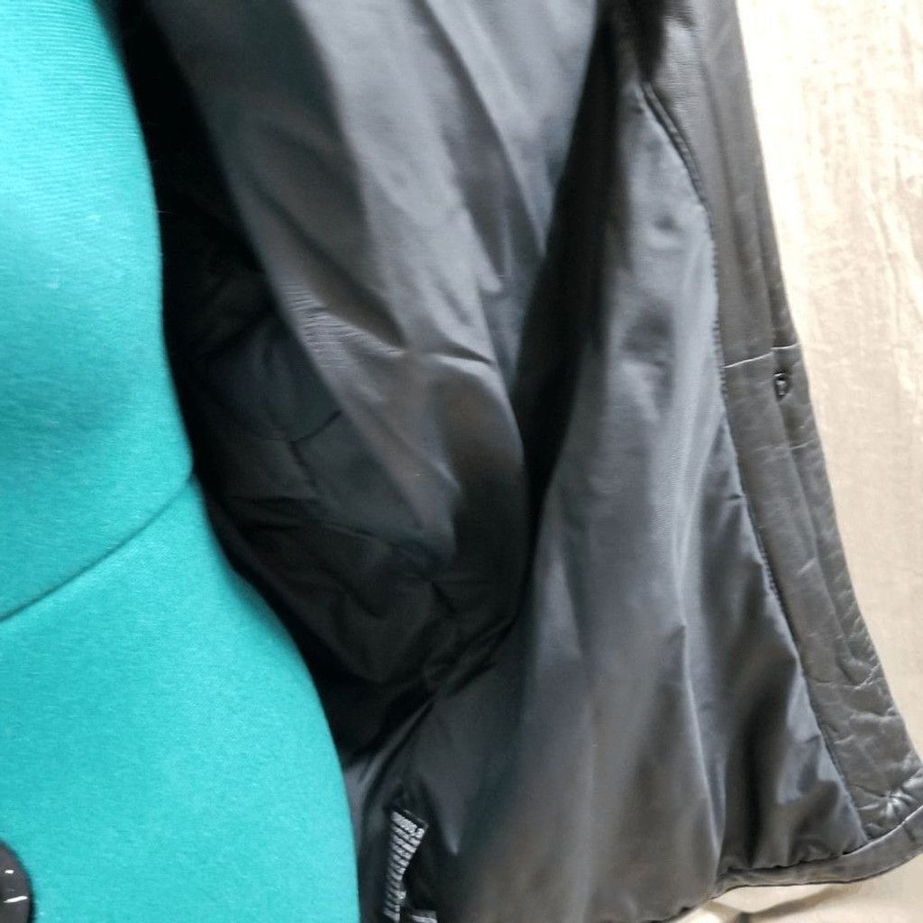 Vintage Verducci buttoned neck long leather jacket sz M 226 Size M / US 6-8 / IT 42-44 - 5 Thumbnail