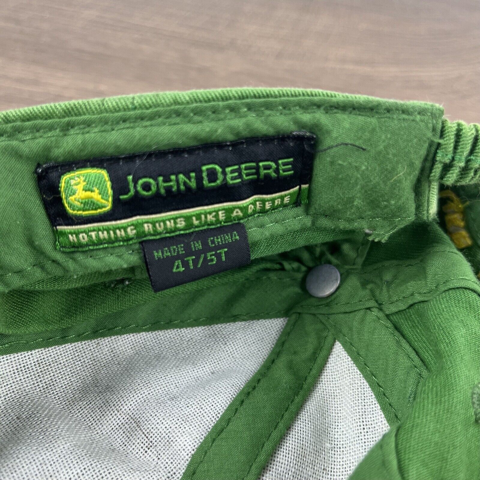 John Deere John Deere TODDLER Hat Green Adjustable Hat Green John Deere Size ONE SIZE - 17 Thumbnail