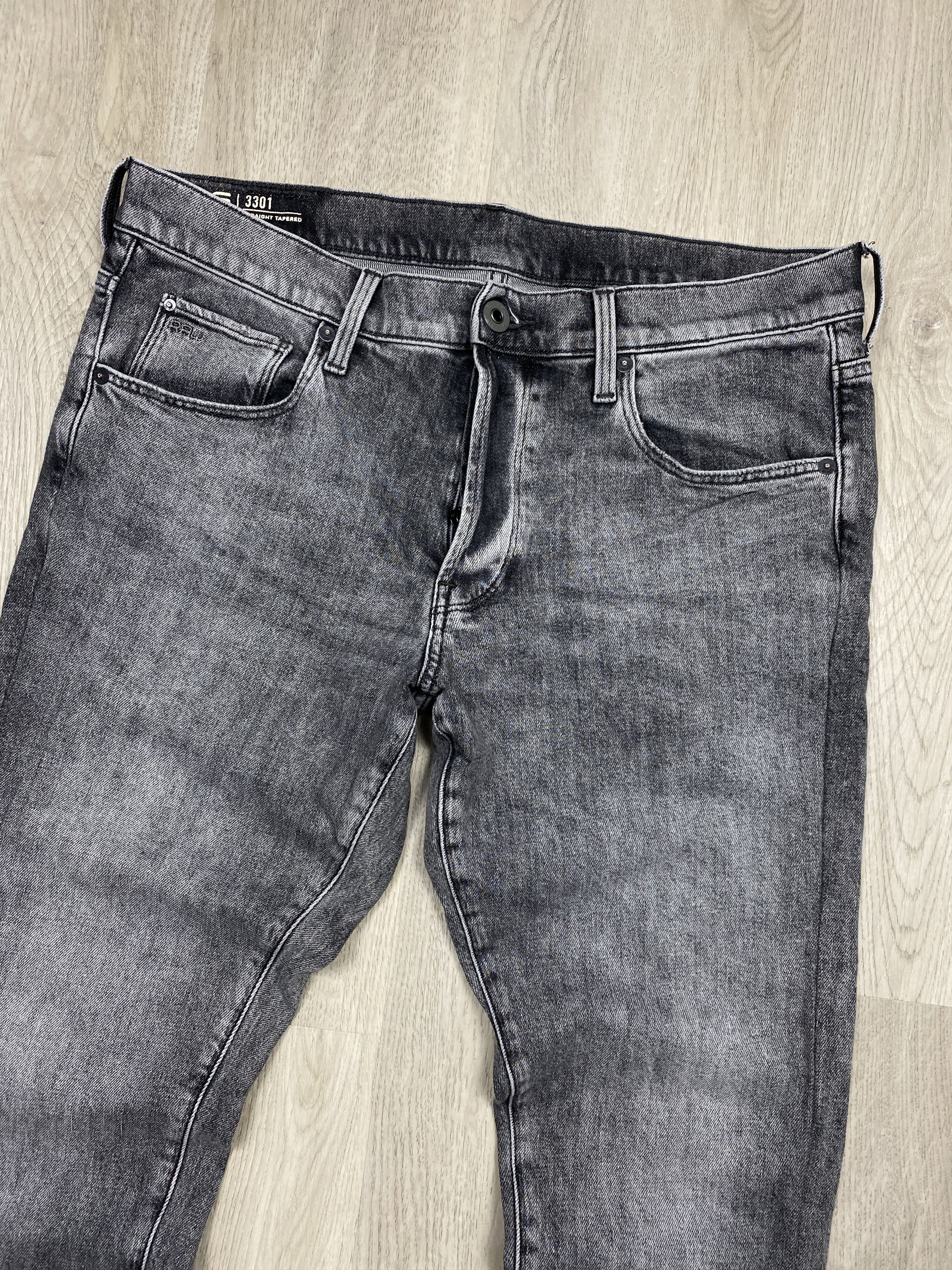 G-Star G Star Raw Mens Straight Tapered Denim Pants Jeans Size US 33 - 2 Thumbnail