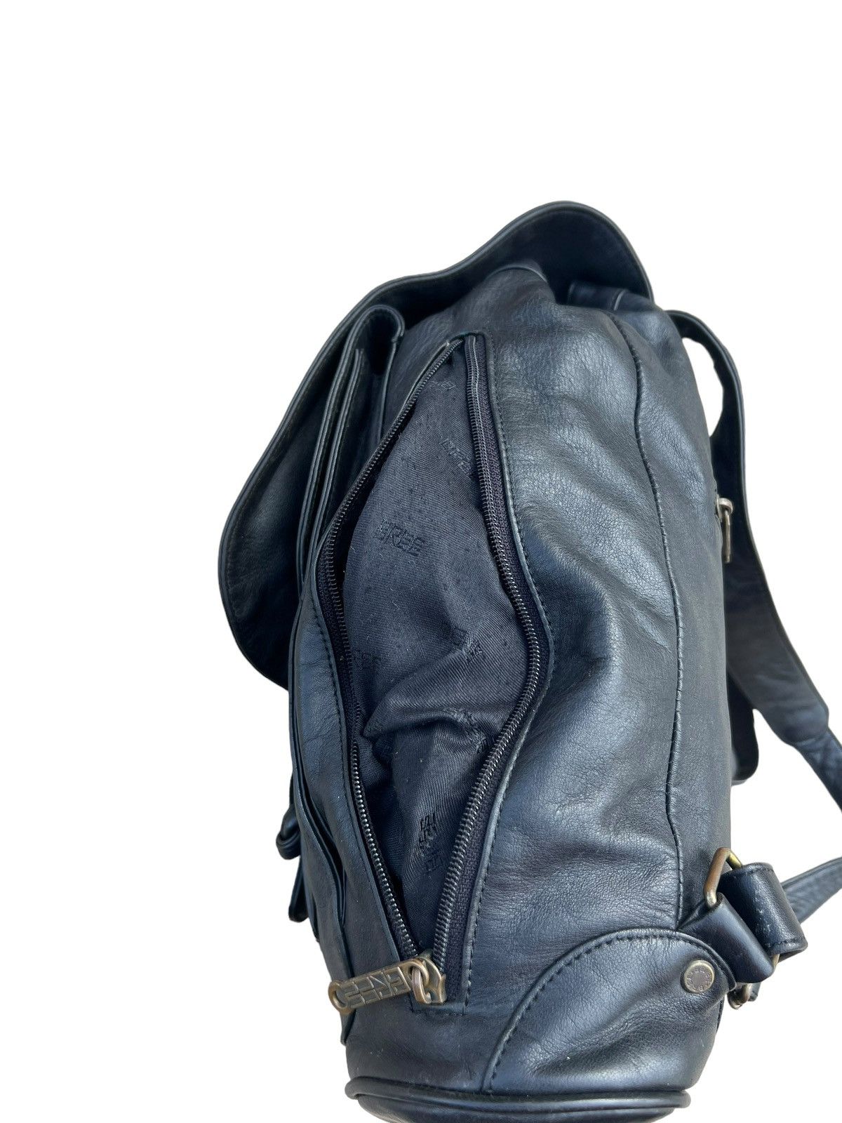 BREE Vintage BREE All Black Leather Backpack Size ONE SIZE - 15 Thumbnail