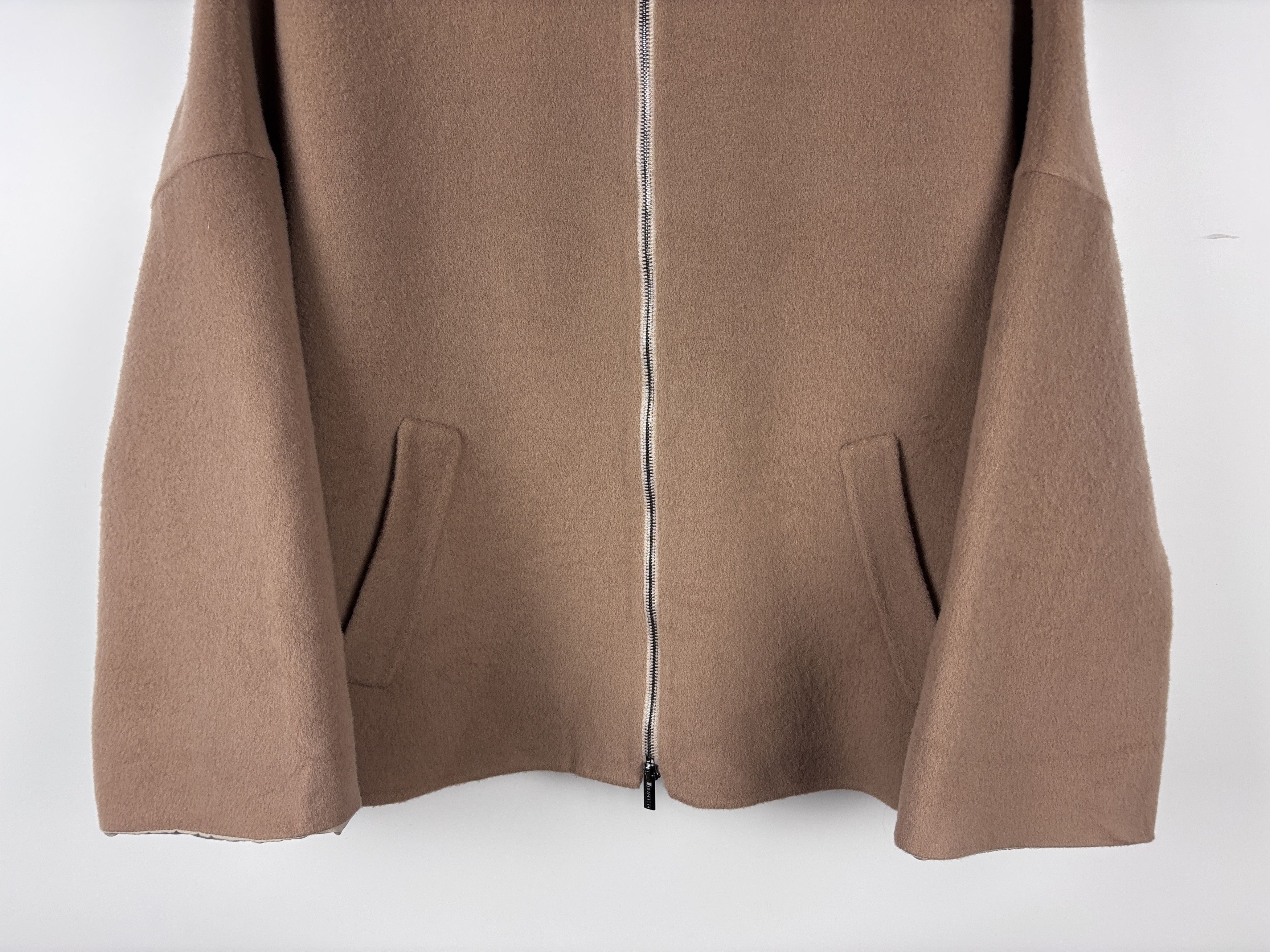 Peserico Womens Peserico Wool Cashmere Jacket Coat Brown Size 40 Size S / US 4 / IT 40 - 4 Thumbnail