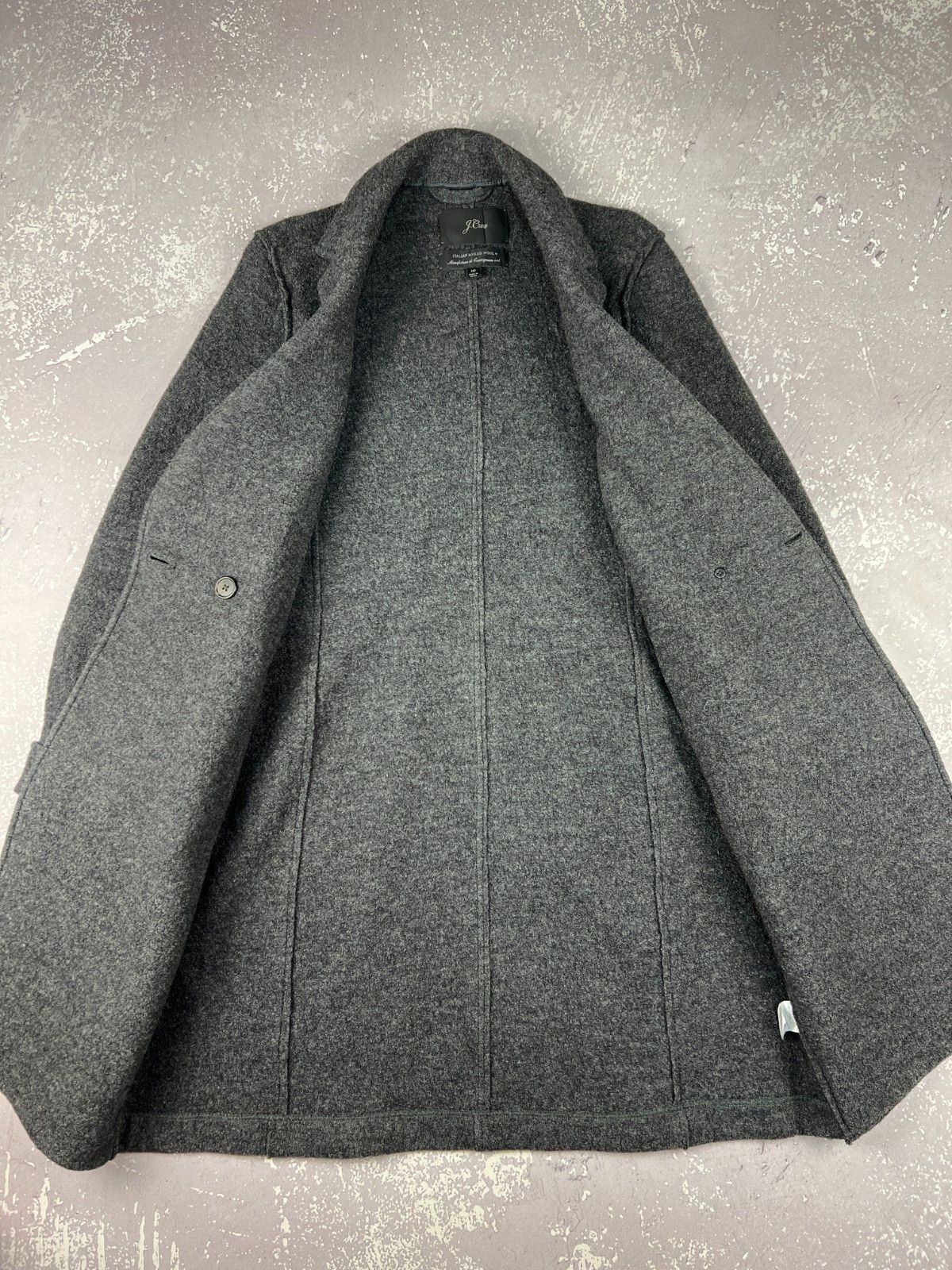 J.Crew Tall J. Crew Daphne Italian Boiled Wool Topcoat lady Size L / US 10 / IT 46 - 5 Thumbnail