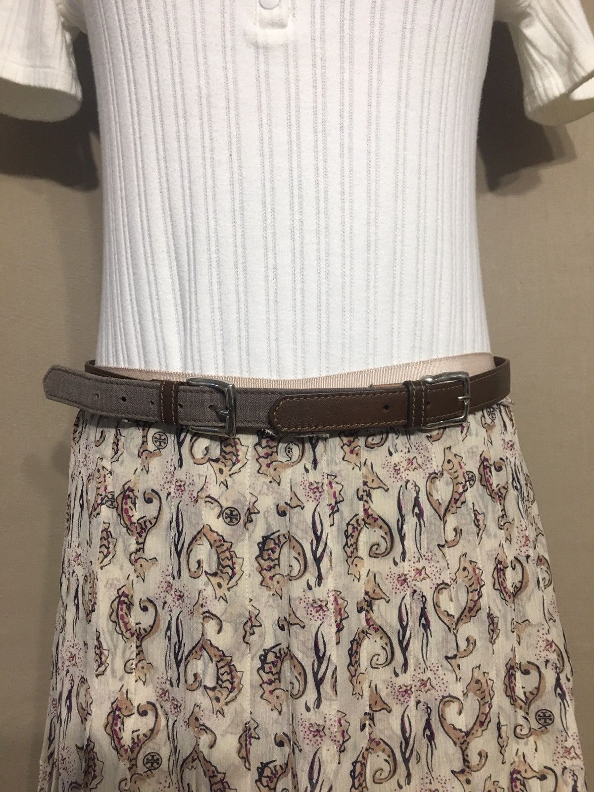Fabiana Filippi Fabiana Filippi Designer Brown Leather Belt Size 44 Size ONE SIZE - 6 Thumbnail