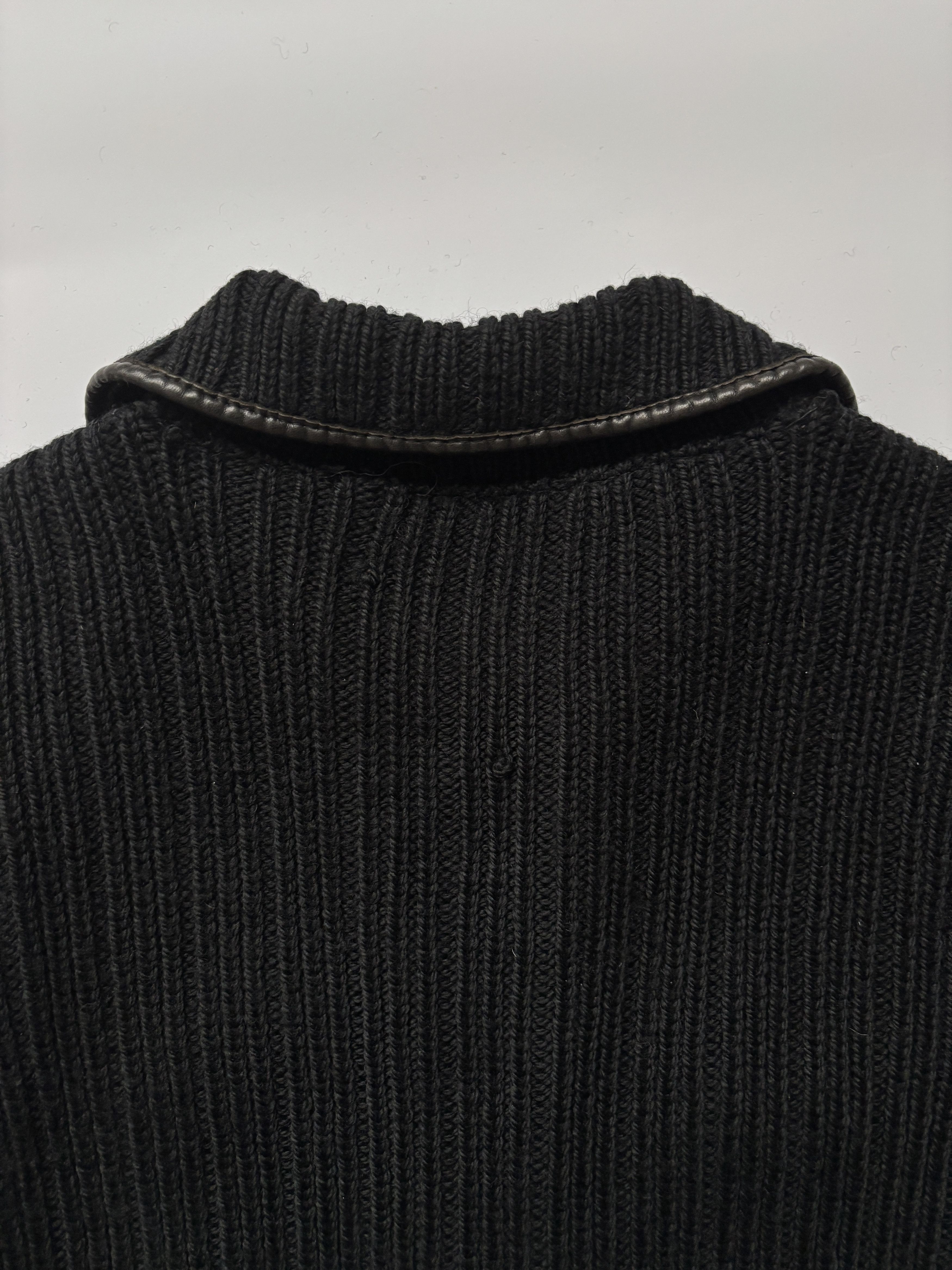 Maison Margiela ⚡️QUICK SALE⚡️90's Margiela Miss Deanna Knit/ Leather Jacket Size M / US 6-8 / IT 42-44 - 7 Thumbnail