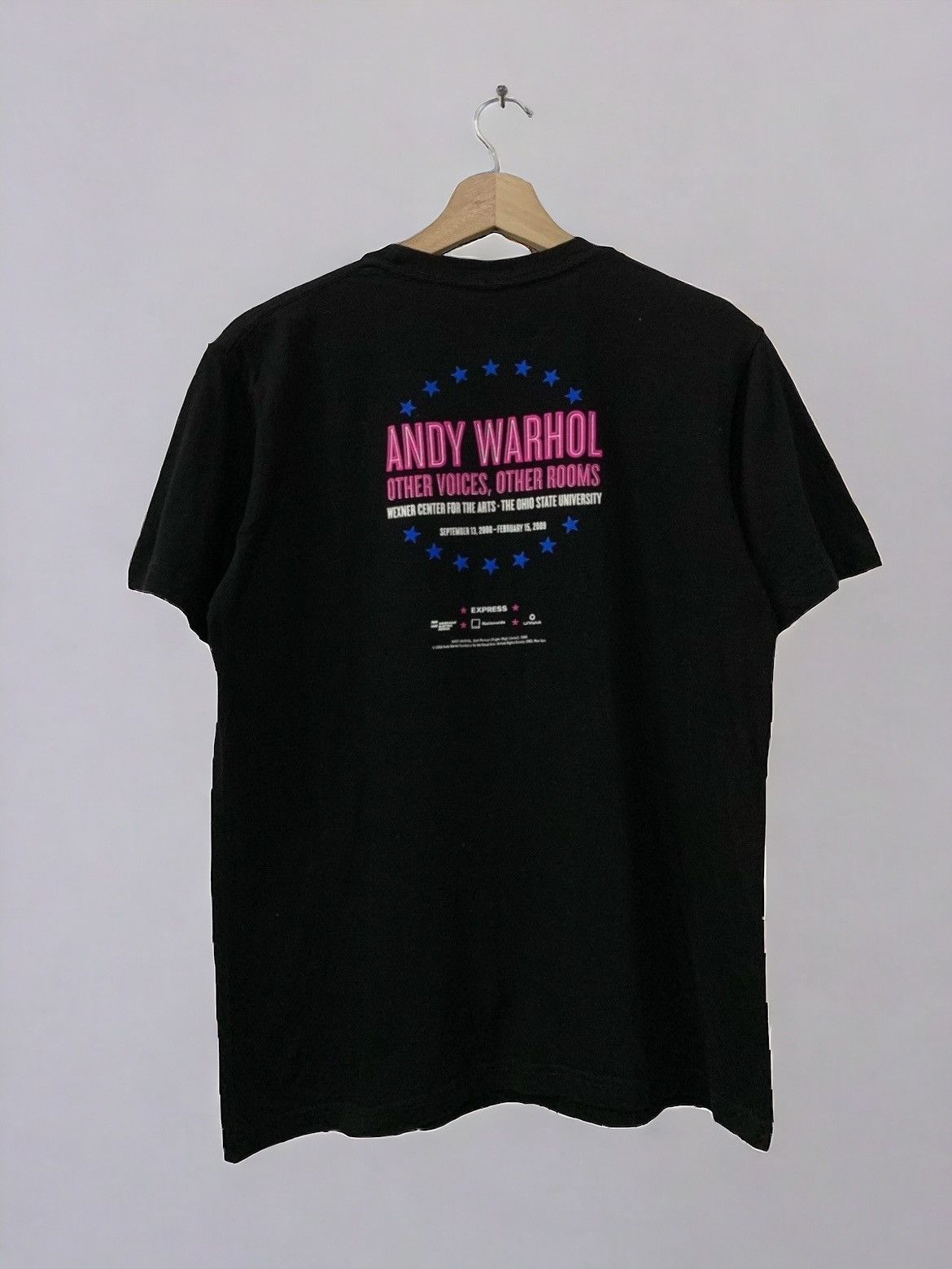 Vtg 2000s Andy Warhol Other Voices Other Room Exhibition Tee