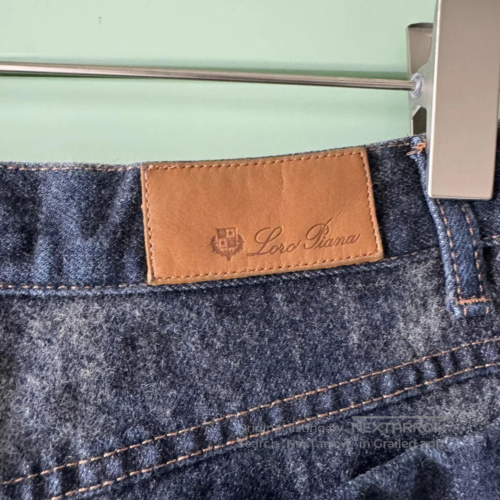 Loro Piana Cashmere Blue Jeans Size 40.