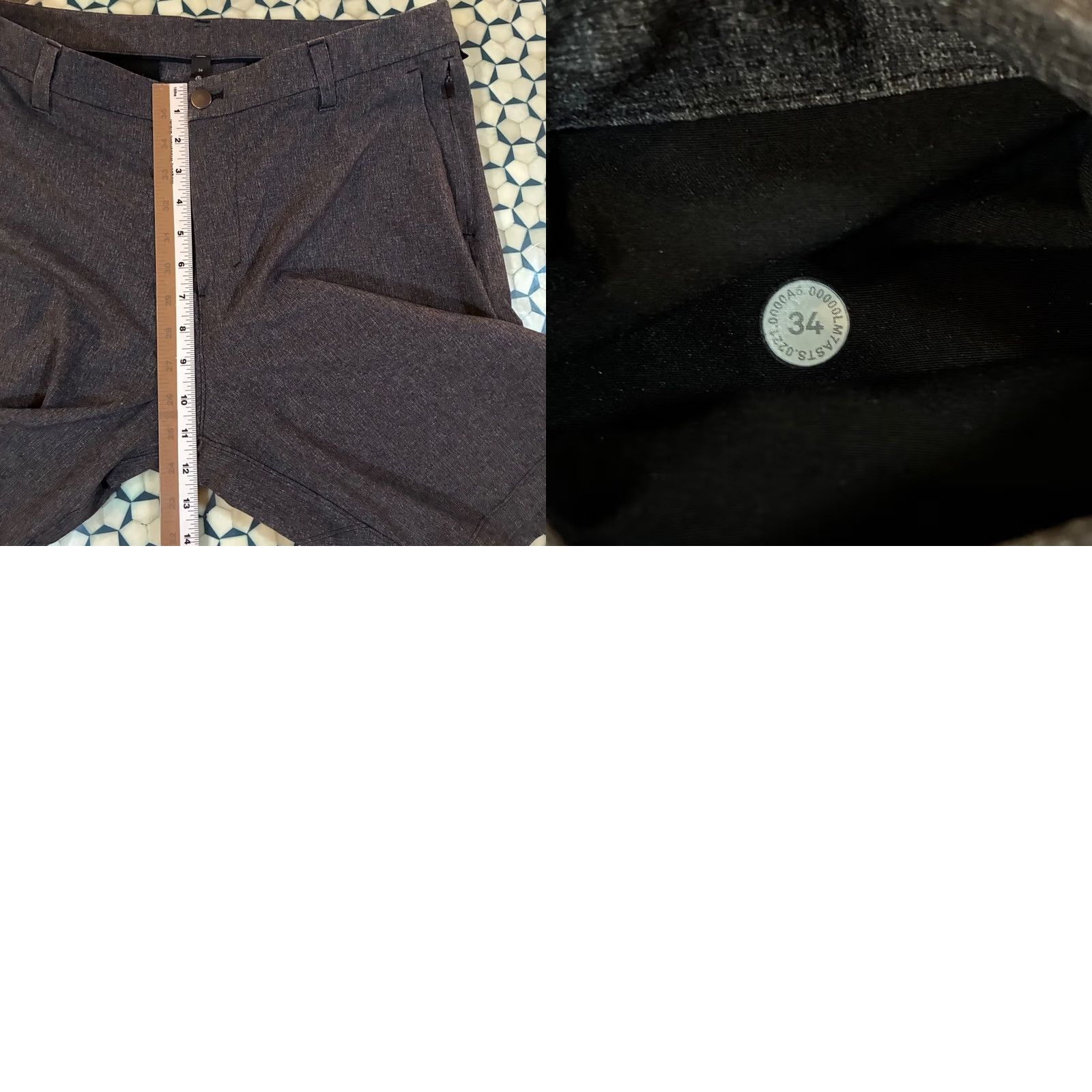 Lululemon EUC Lululemon Commission 9" Shorts Charcoal Gray Mens 34 Performance Stretch Size US 34 / EU 50 - 8 Thumbnail
