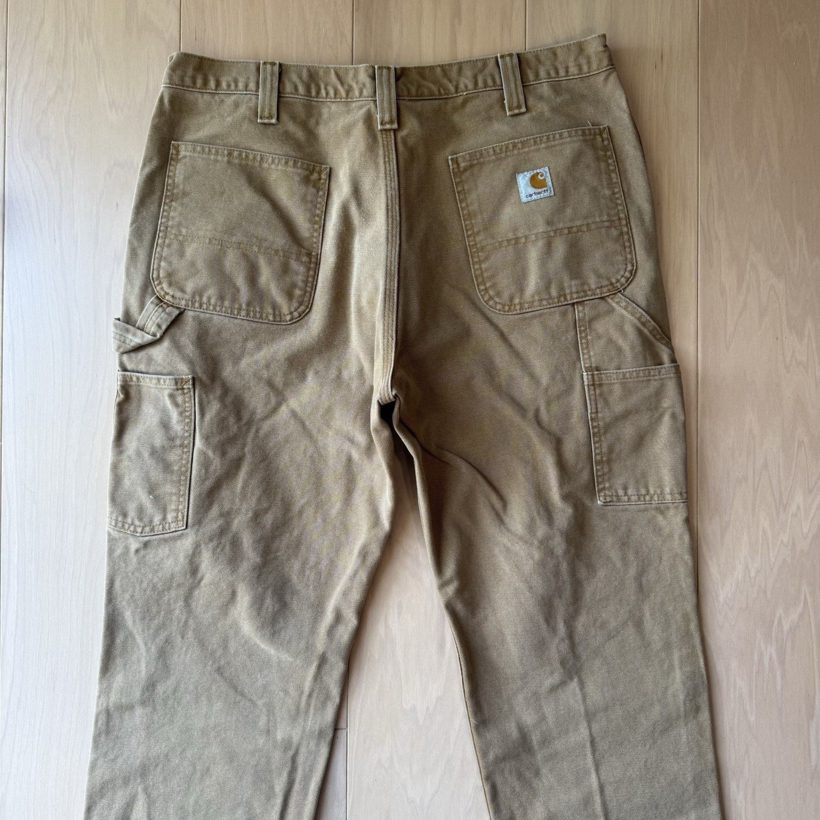 Carhartt × Vintage Vintage Carhartt Carpenter Pants 36 Brown Straight Leg Size US 36 / EU 52 - 8 Thumbnail