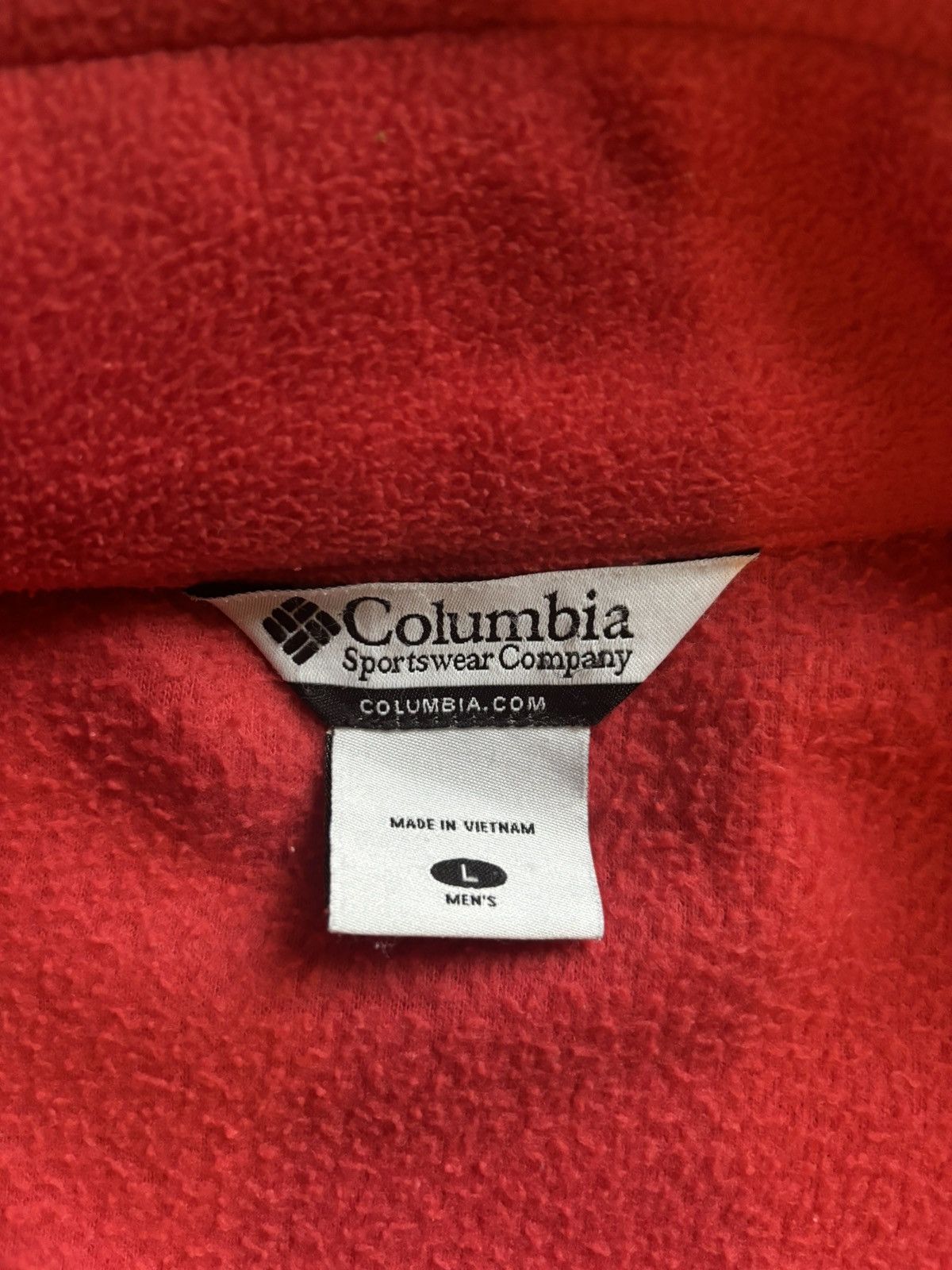 Columbia Wisconsin Badgers Columbia Fleece Jacket Size US L / EU 52-54 / 3 - 4 Thumbnail