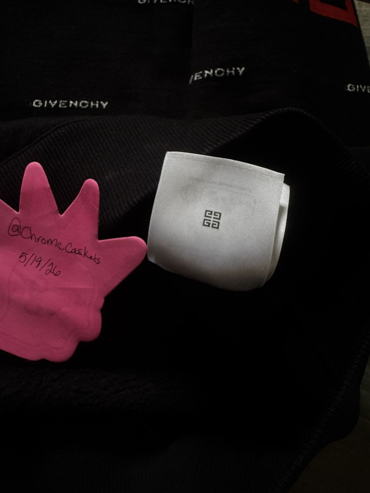 Givenchy *sold*Givenchy knit logo hoodie Size US S / EU 44-46 / 1 - 6 Thumbnail