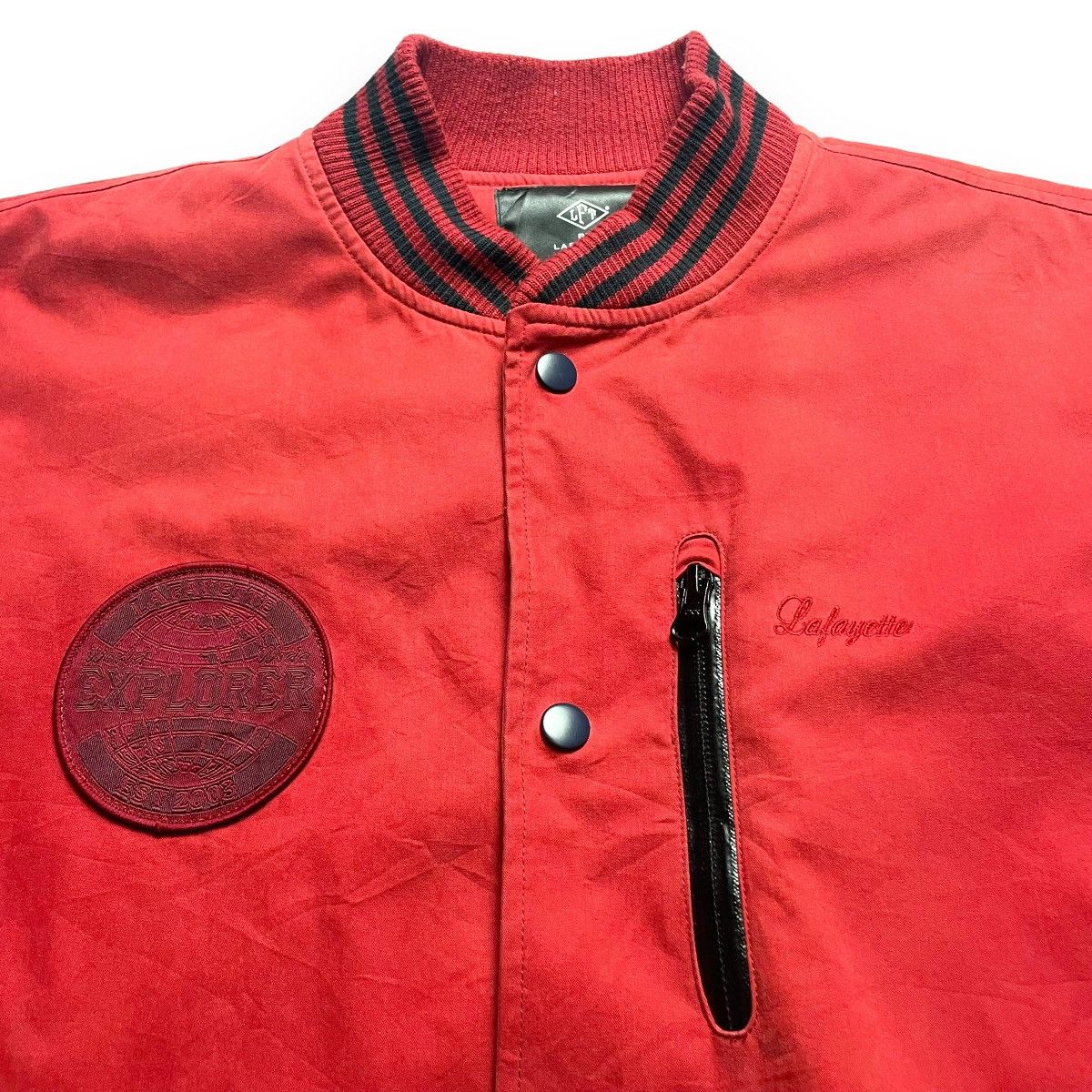 Lafayette 148 LAFAYETTE EMBROIDERED SPELL OUT VARSITY JACKET Size US XL / EU 56 / 4 - 5 Thumbnail