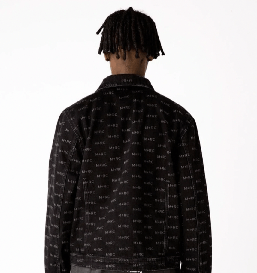 M+Rc Noir 💚 SS19 M+RC Noir Logo Denim Black Jacket Medium NEW Size US M / EU 48-50 / 2 - 2 Thumbnail