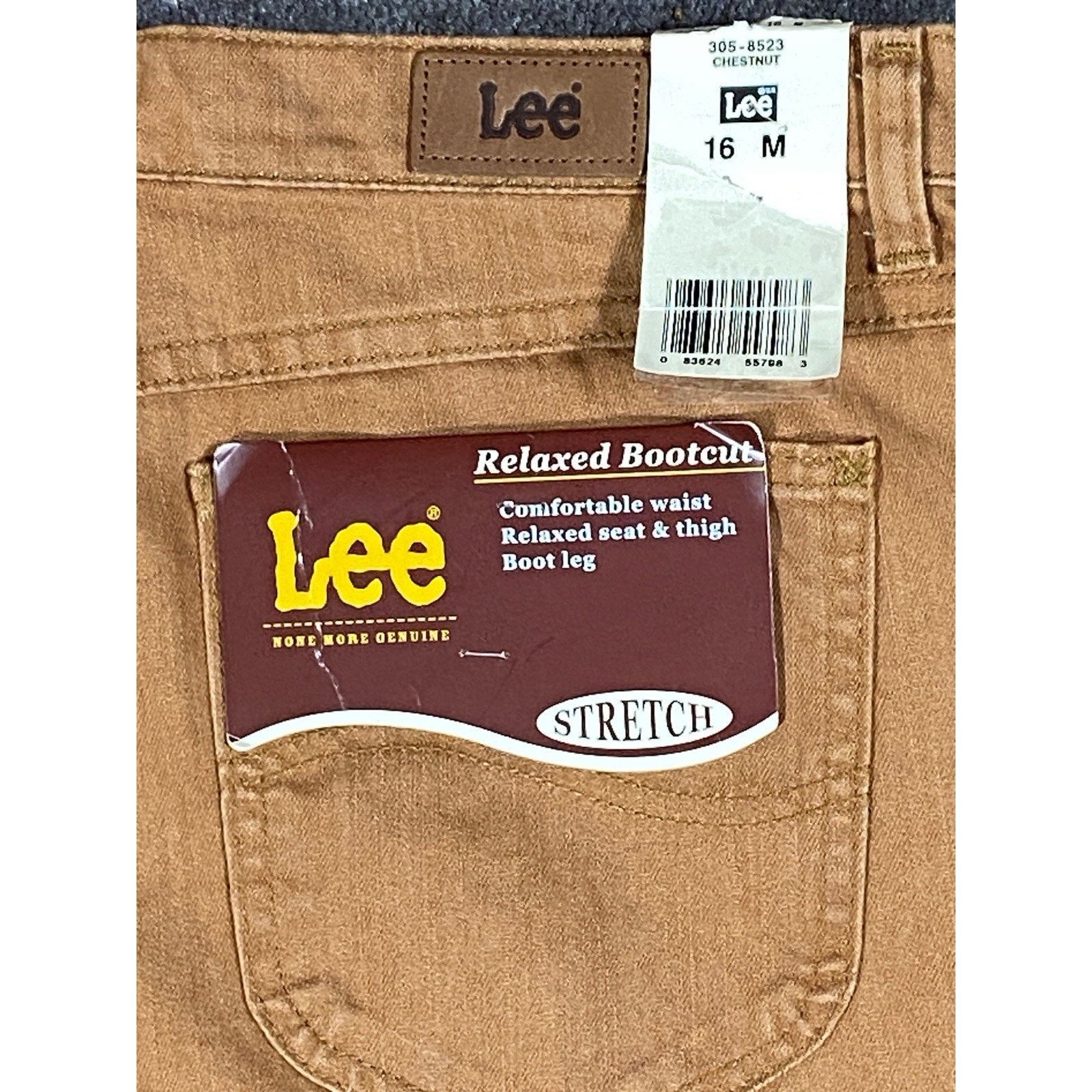 Lee Lee Vintage Women’s Size 16 M Relaxed Boot Cut Stretch Jeans Size 32" / US 10 / IT 46 - 2 Thumbnail