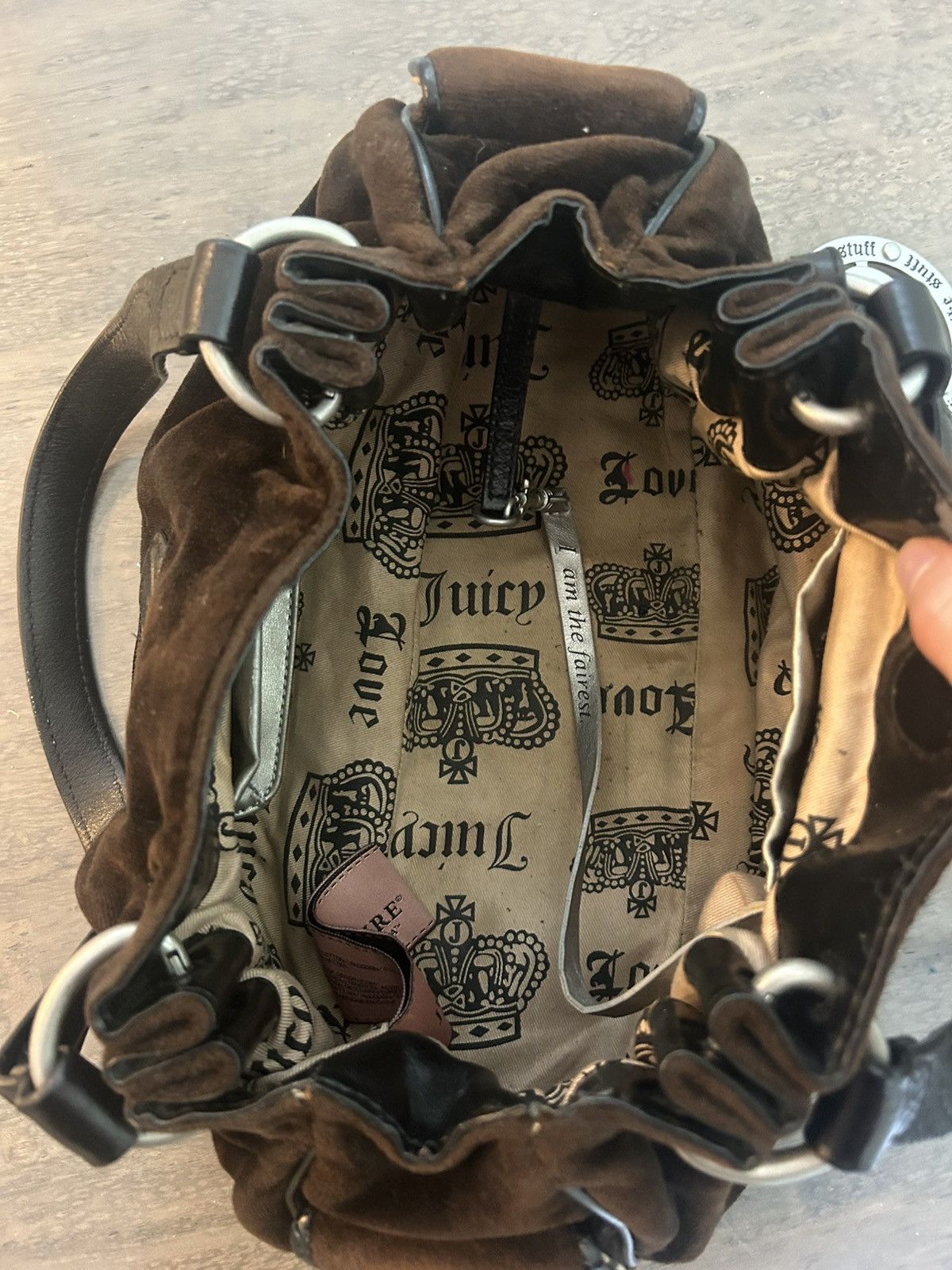 Juicy Couture Vintage Juicy Couture Shoulder Bag Baby Fluffy J Size ONE SIZE - 7 Thumbnail