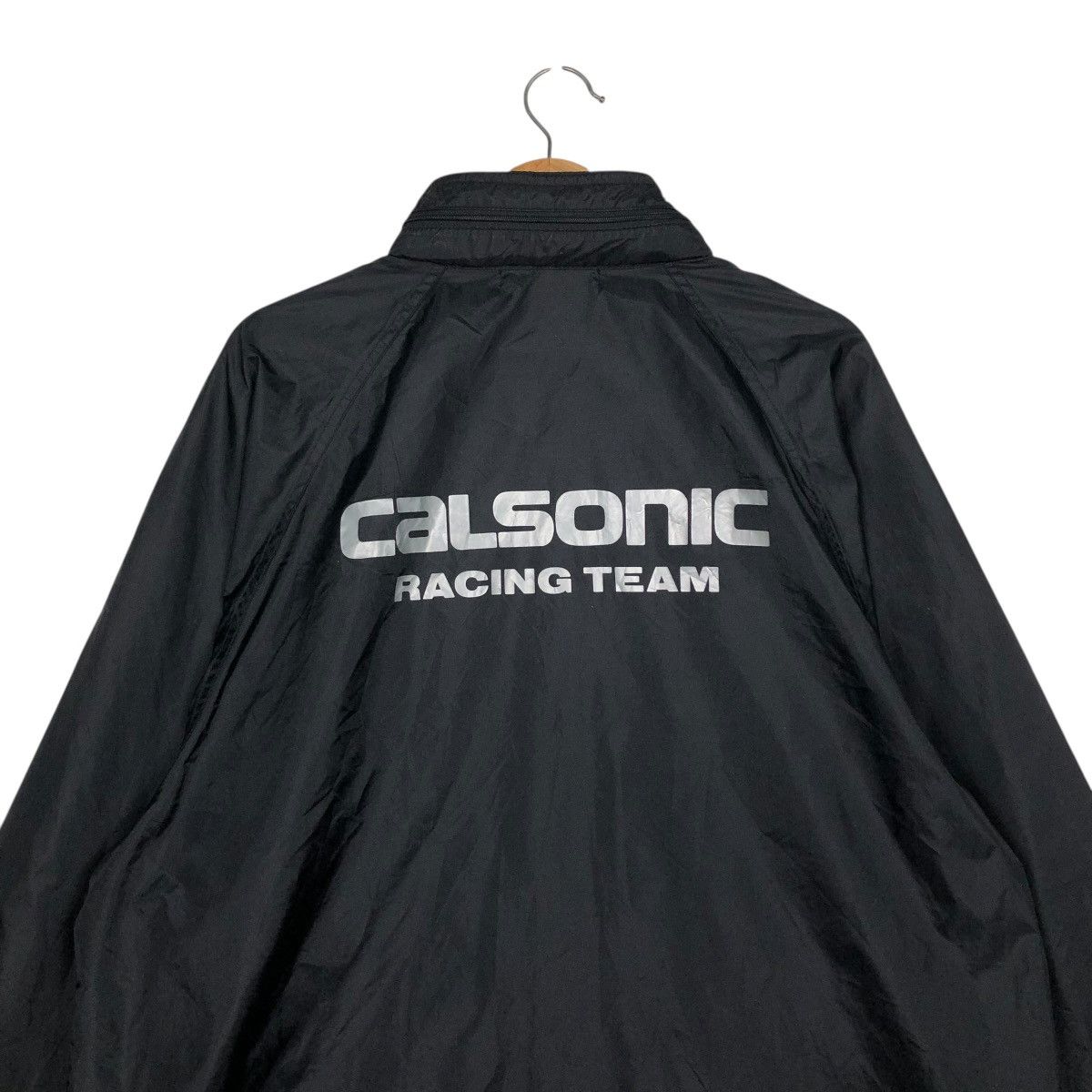 Japanese Brand 🔥VINTAGE NYLON BOMBER JACKET CALSONIC RACING BIG LOGO Size US M / EU 48-50 / 2 - 11 Thumbnail