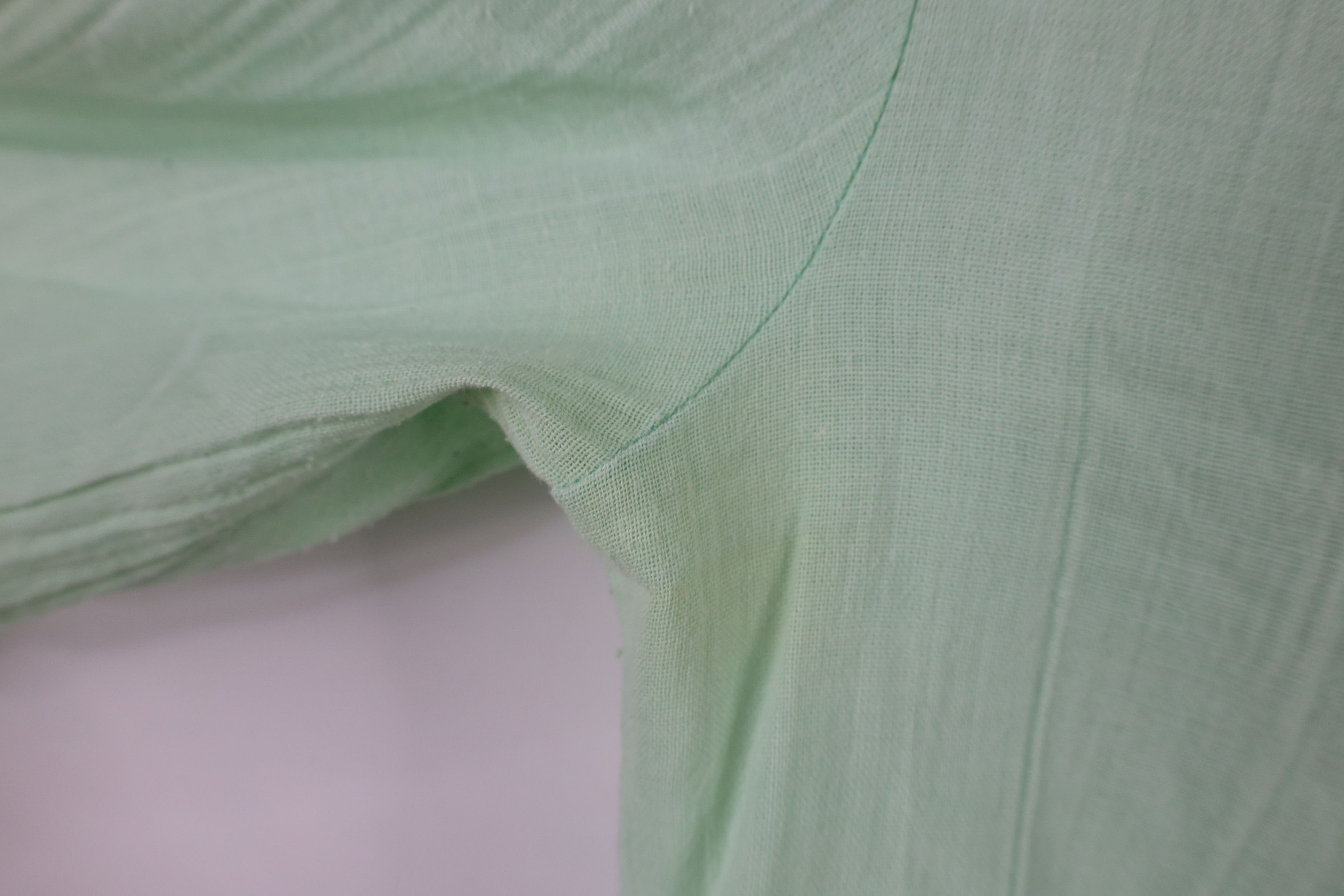 Vintage Vintage 60s 70s Country Primitive Gauzy Cotton Ruffled Shirt Size M / US 6-8 / IT 42-44 - 6 Thumbnail