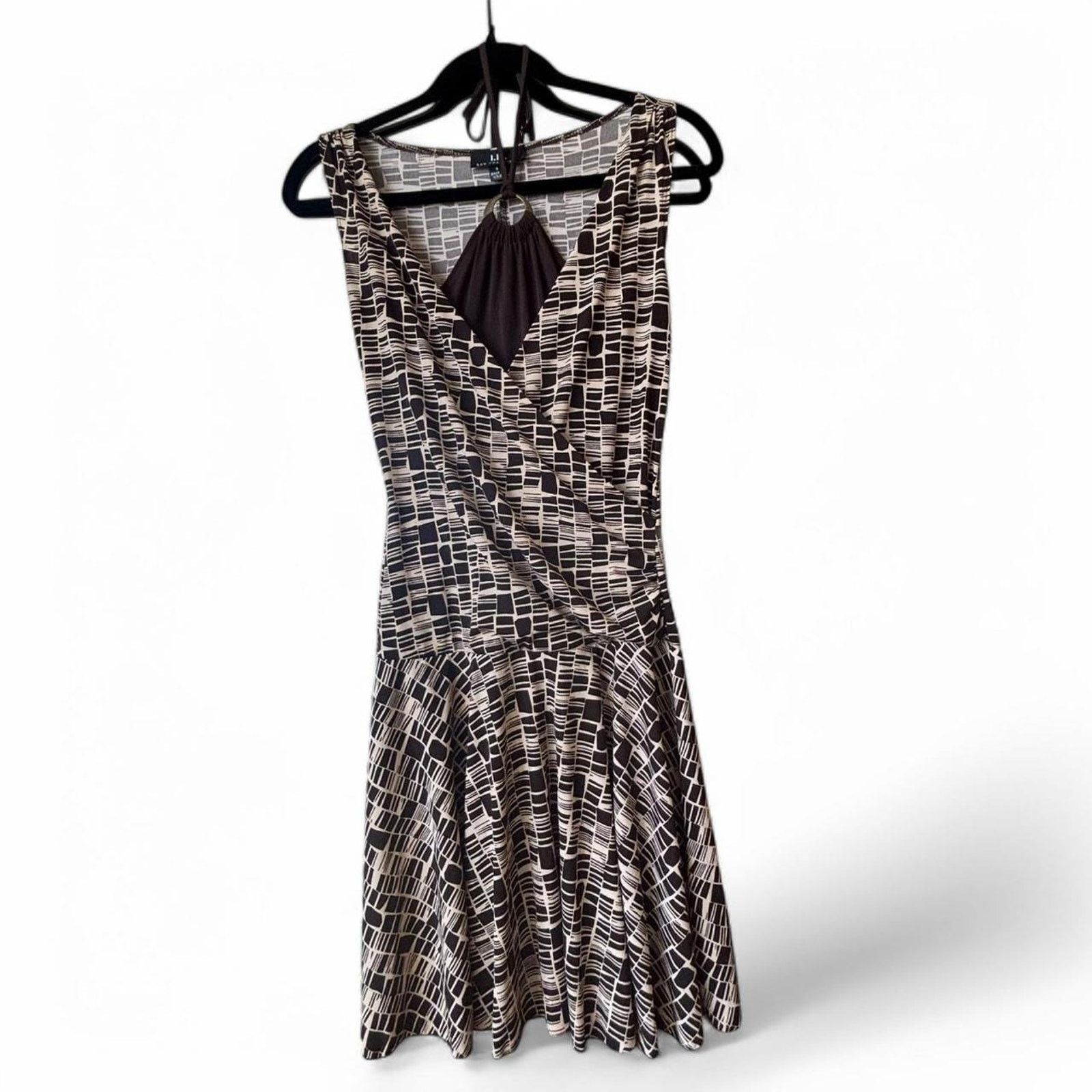 Vintage Vintage IN San Francisco Brown Layered Halter Dress Small Size S / US 4 / IT 40 - 5 Thumbnail