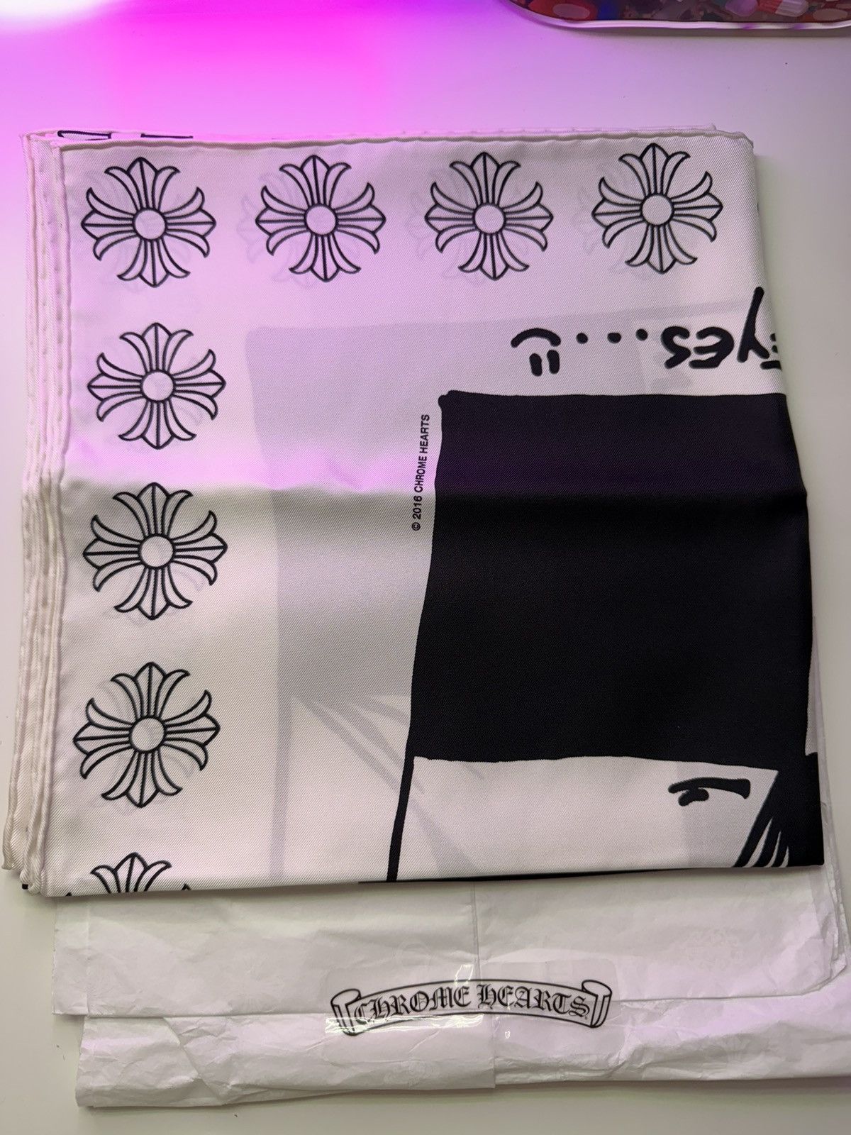 Chrome Hearts × The Rolling Stones Chrome hearts matty boy scarf Size ONE SIZE - 4 Thumbnail